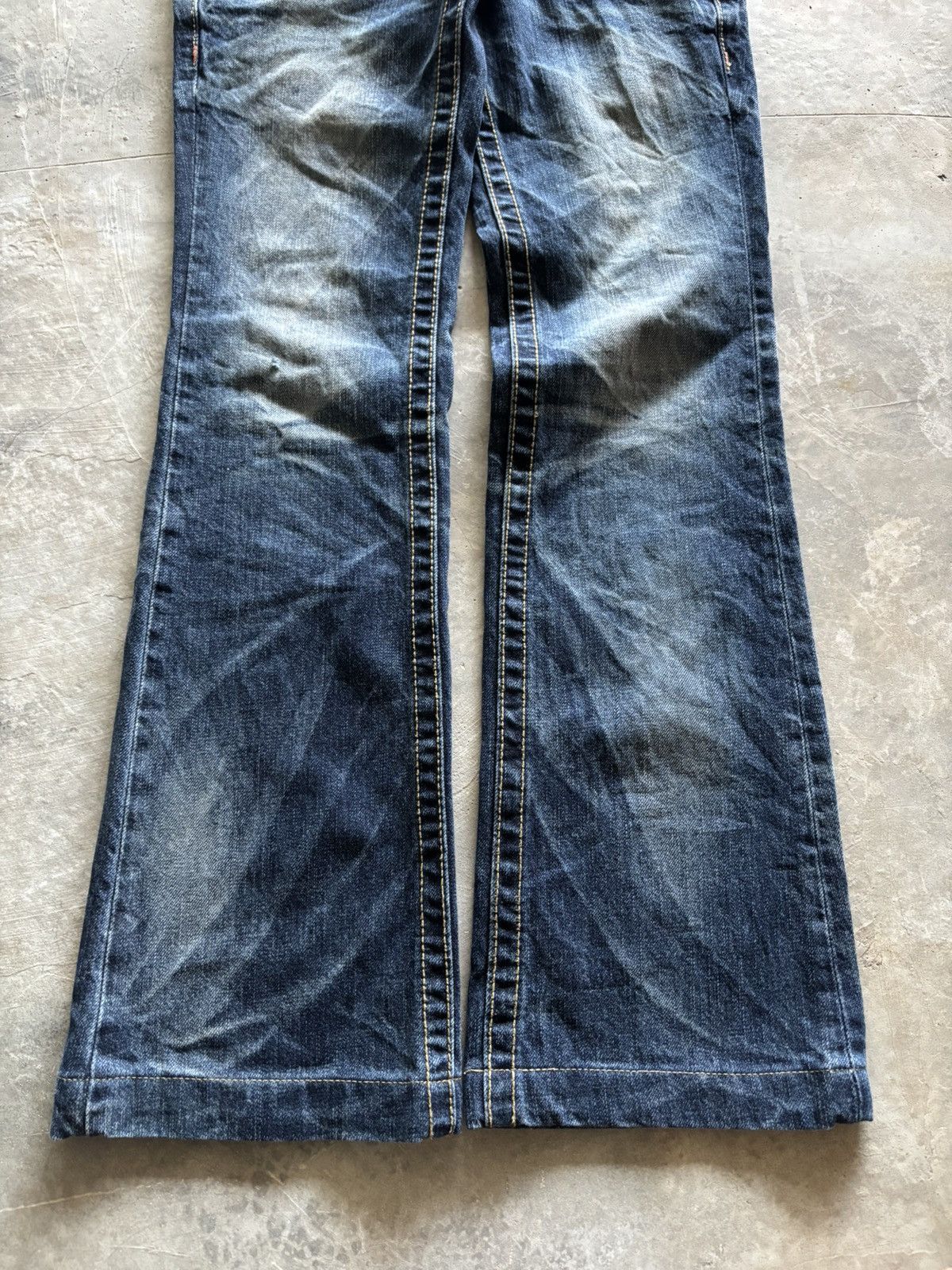 If Six Was Nine LOLITA flare up western style washed distressed japanese Size US 27 - 12 Thumbnail