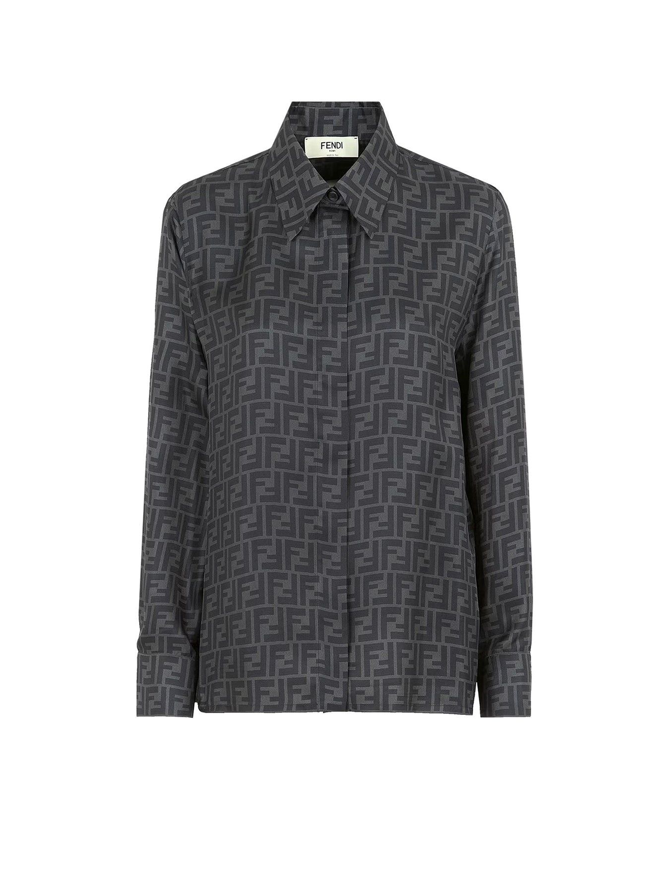 Fendi o1s1wg110425 Shirts in Black Size XL / US 12-14 / IT 48-50 - 1 Thumbnail