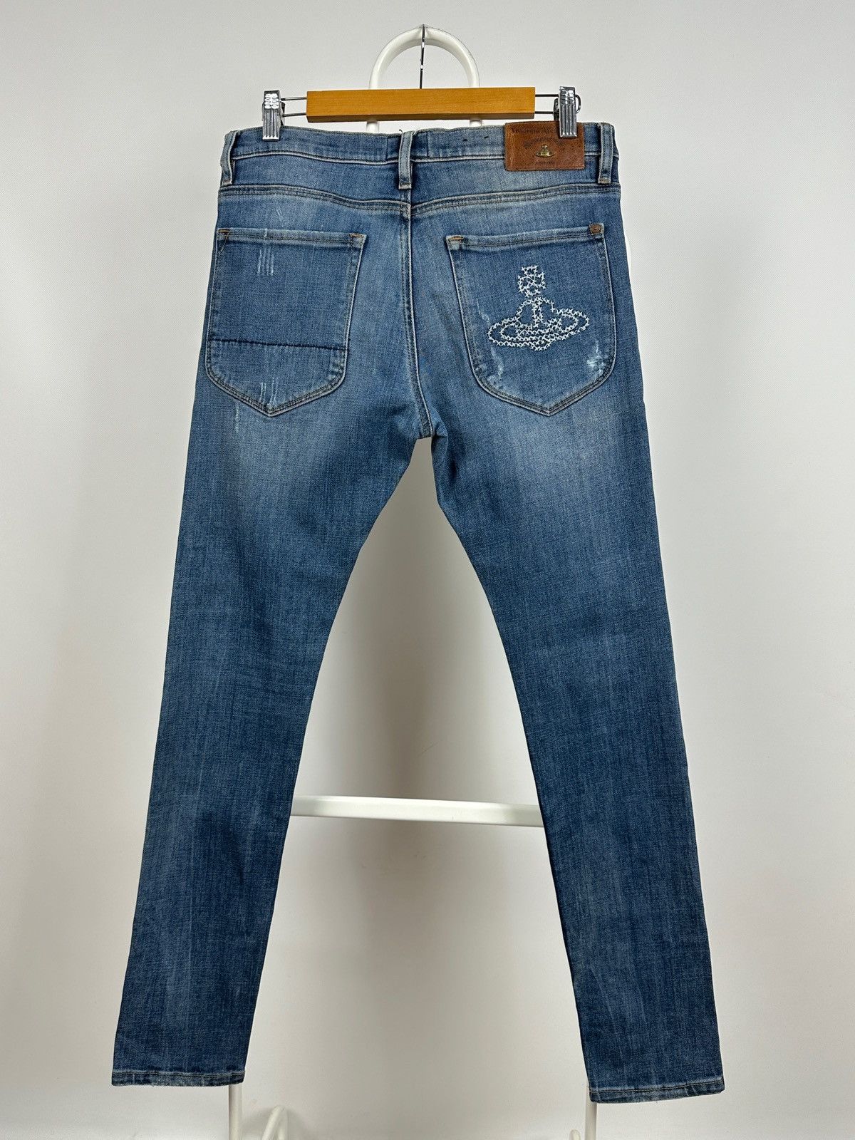 Vivienne Westwood Vivienne Westwood Anglomania Light Blue Denim Jeans Pants Size US 30 / EU 46 - 2 Thumbnail