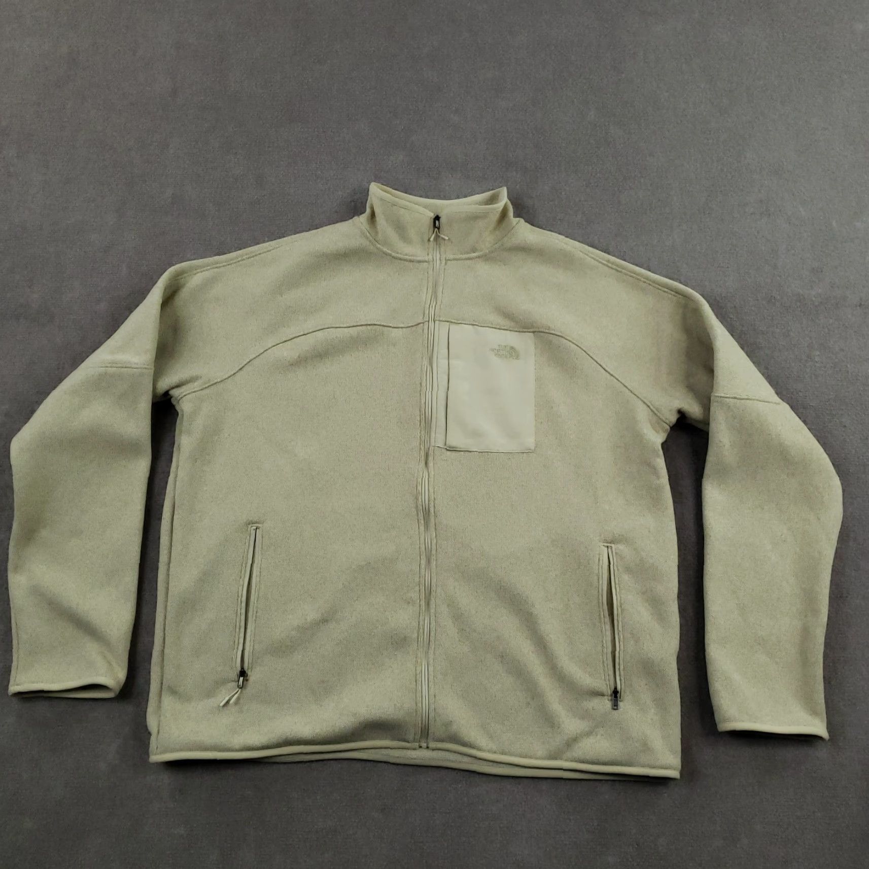 The North Face The North Face Front Range Fleece Jacket Mens XL Beige Full Zip Mock Neck Size US XL / EU 56 / 4 - 2 Thumbnail