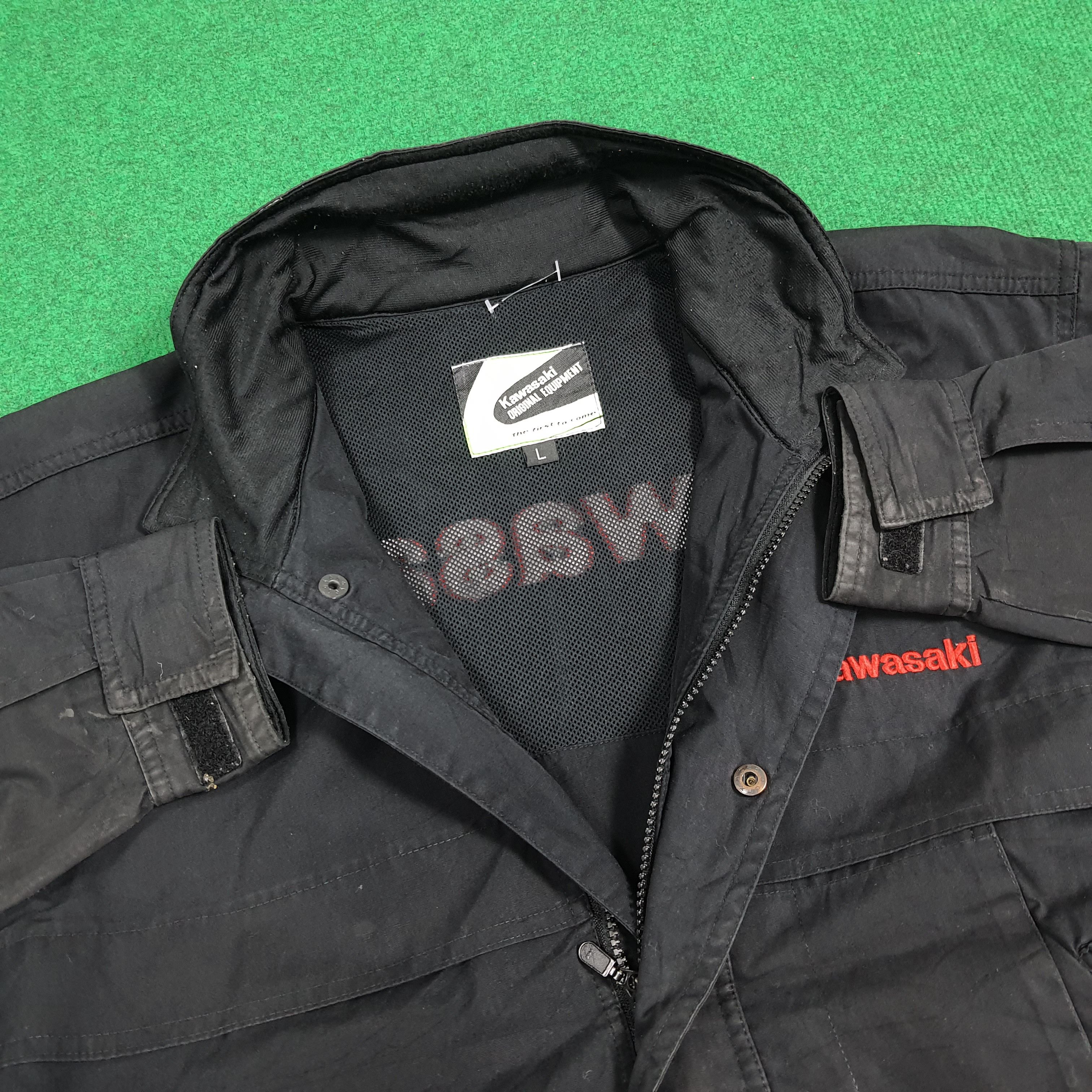 Japanese Brand Vintage KAWASAKI Sports Custom Logo Jacket C282N30 Size US L / EU 52-54 / 3 - 6 Thumbnail