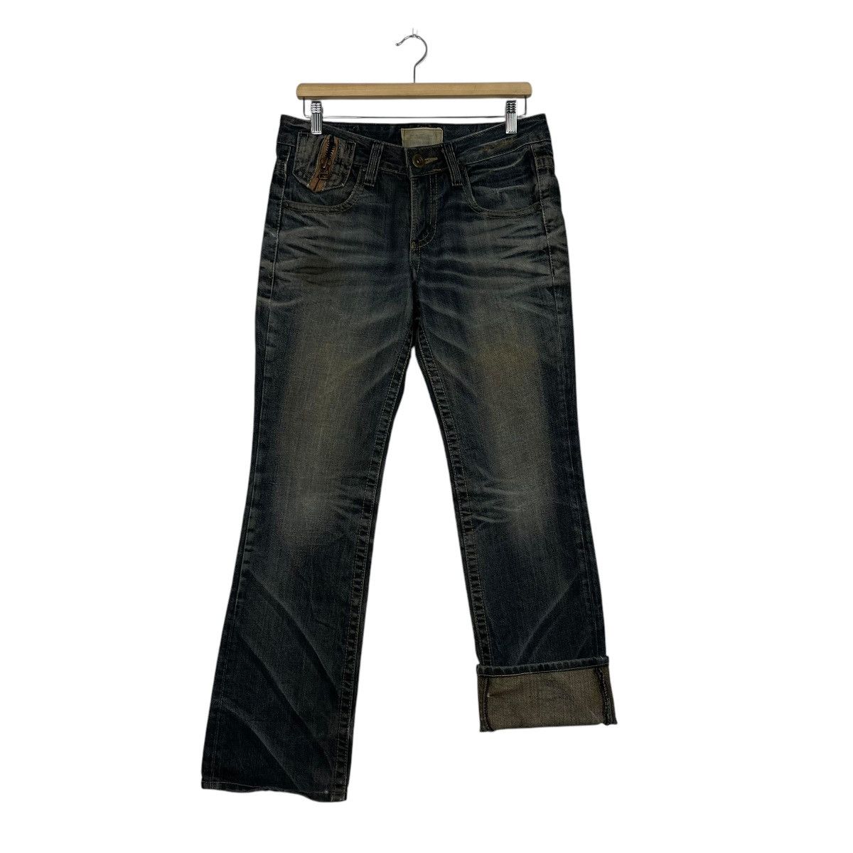 Japanese Brand Vintage Lolita Jeans Faded Denim Jeans Size 32" / US 10 / IT 46 - 12 Thumbnail