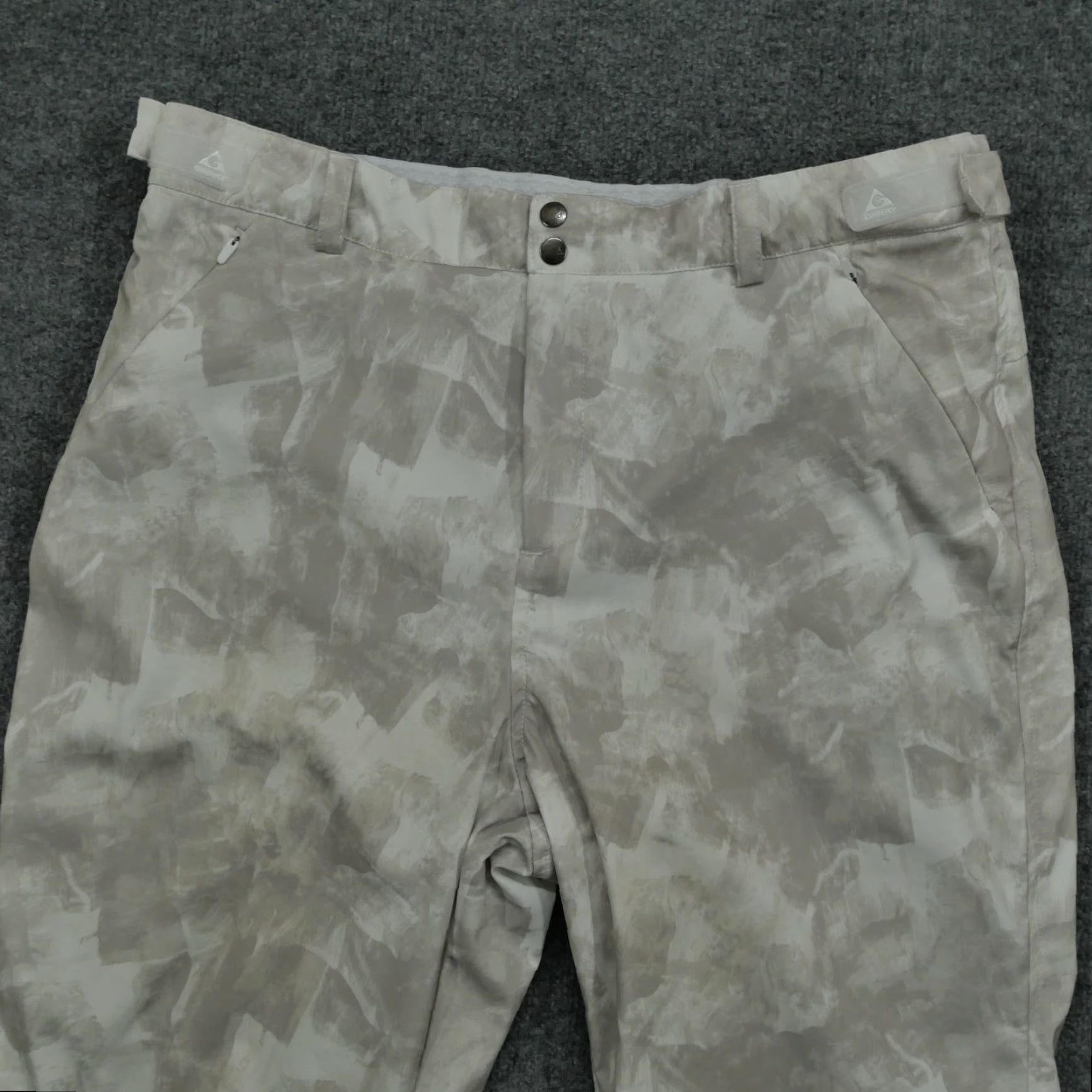 Vintage Gerry Pants Womens XL White Grey Abstract Winter Snow Ski Outdoors Size 40" / US 18 - 2 Thumbnail