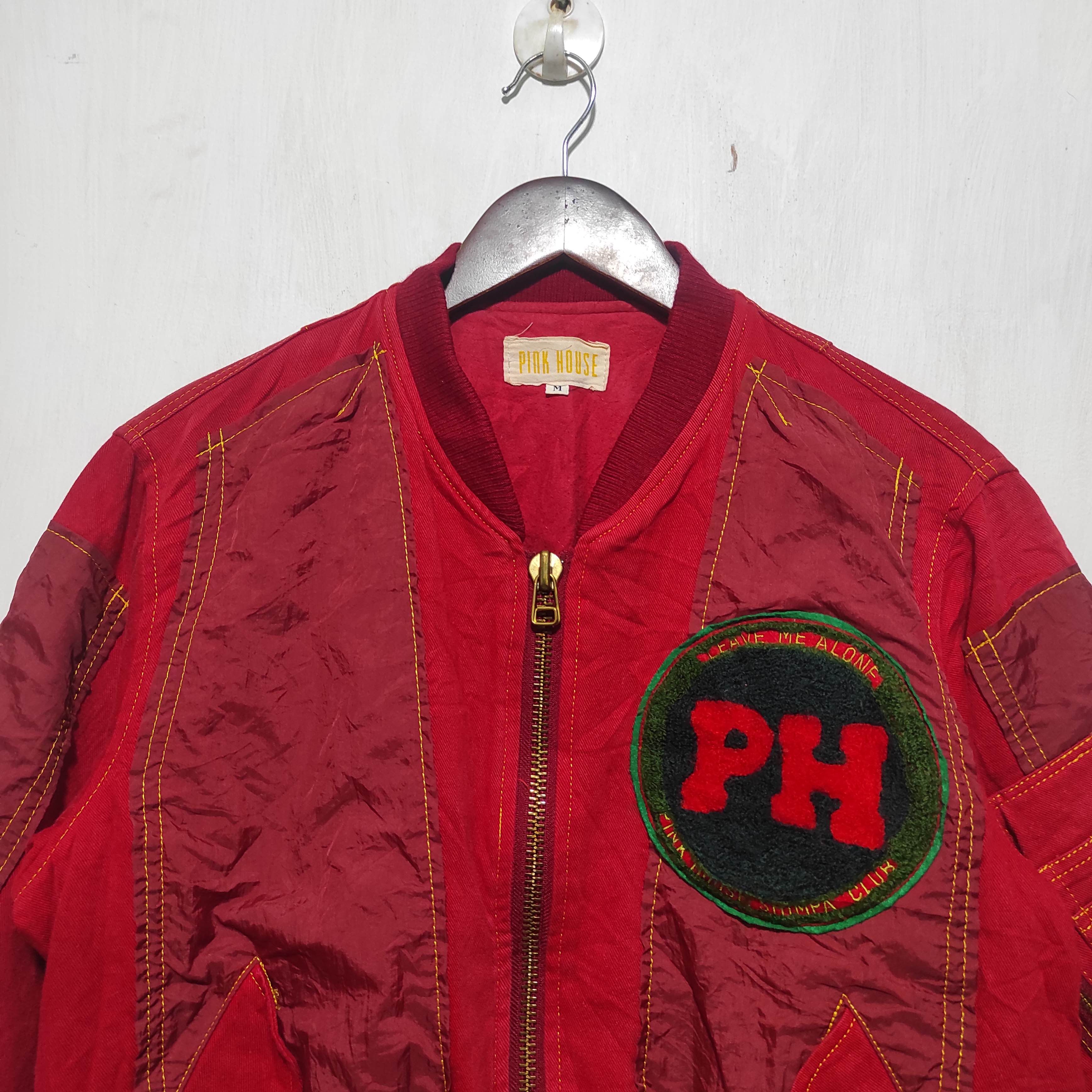 Pink House Vintage Pink House Bomber jacket Size US M / EU 48-50 / 2 - 3 Thumbnail