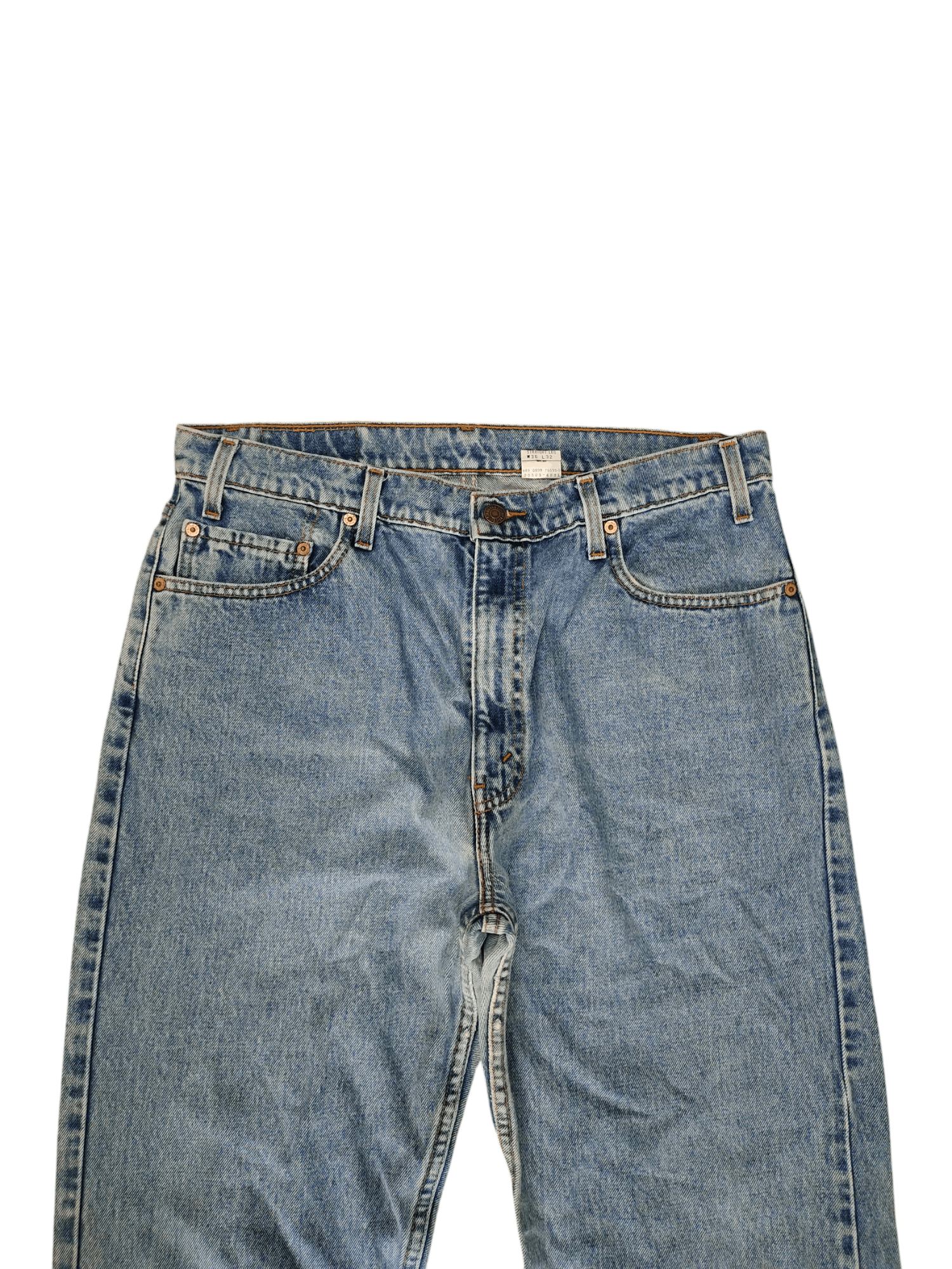 Levi's Vintage 90s Levis 505 Hand Painted Pocket Denim Jeans Size US 34 / EU 50 - 8 Thumbnail
