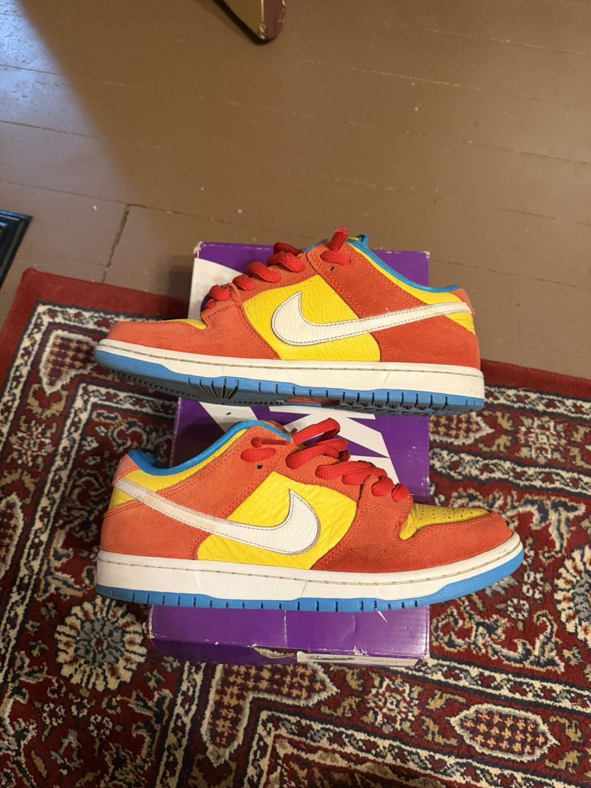 Nike Nike Dunk Low Pro Bart Simpson Size US 8.5 / EU 41-42 - 2 Thumbnail