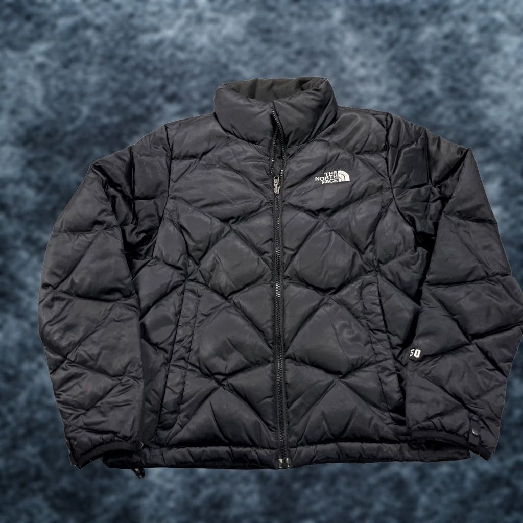 The North Face The North Face Jacket Womens Small Black Puffer Goose Down 550 Fill Aconcagua Zip Size S / US 4 / IT 40 - 1 Thumbnail