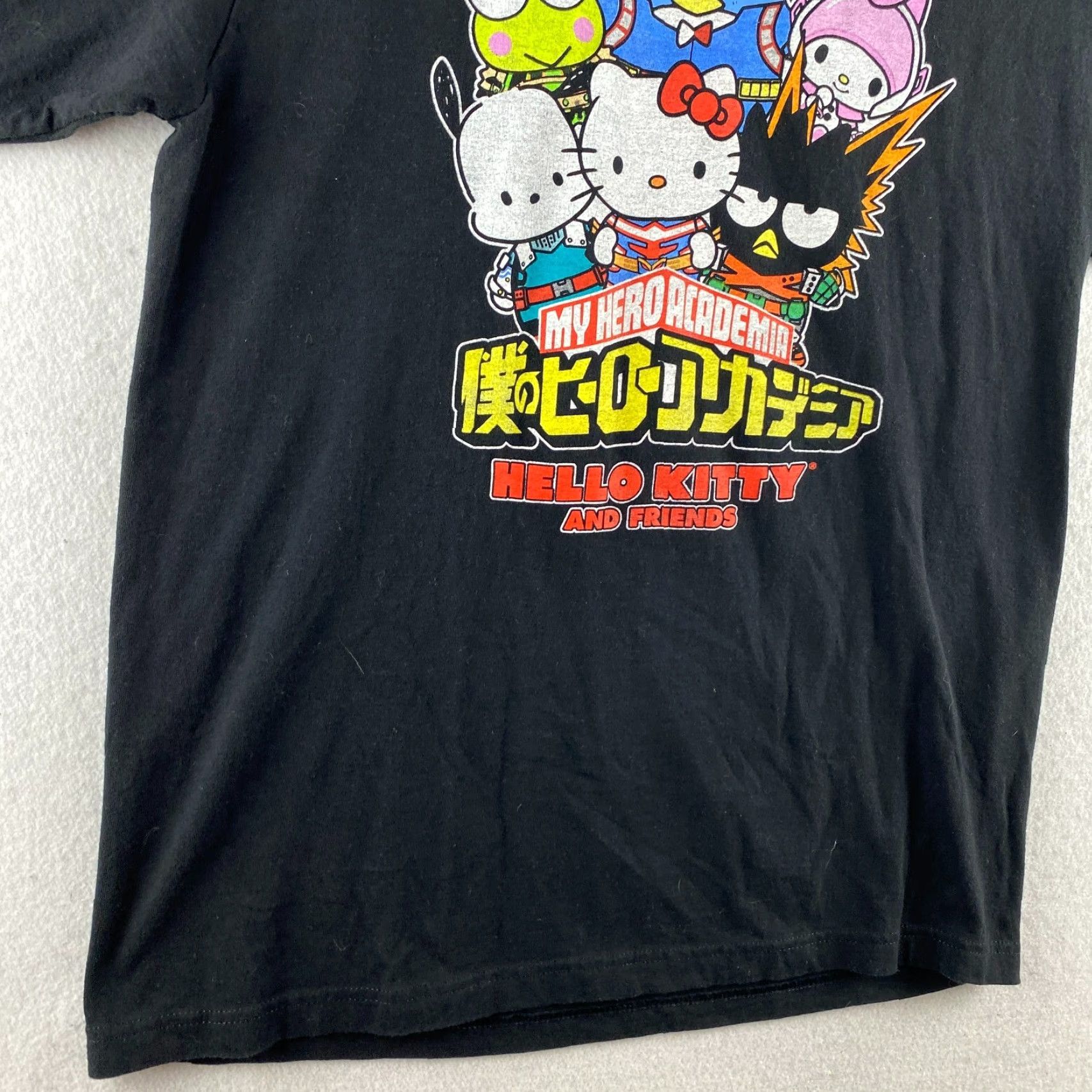 Vintage My Hero Academia Shirt Men M Hello Kitty and Friends Sanrio Graphic Black Shirt M My Hero Academia Hello Kitty Black Sanrio Logo Graphic Men Size US M / EU 48-50 / 2 - 5 Thumbnail