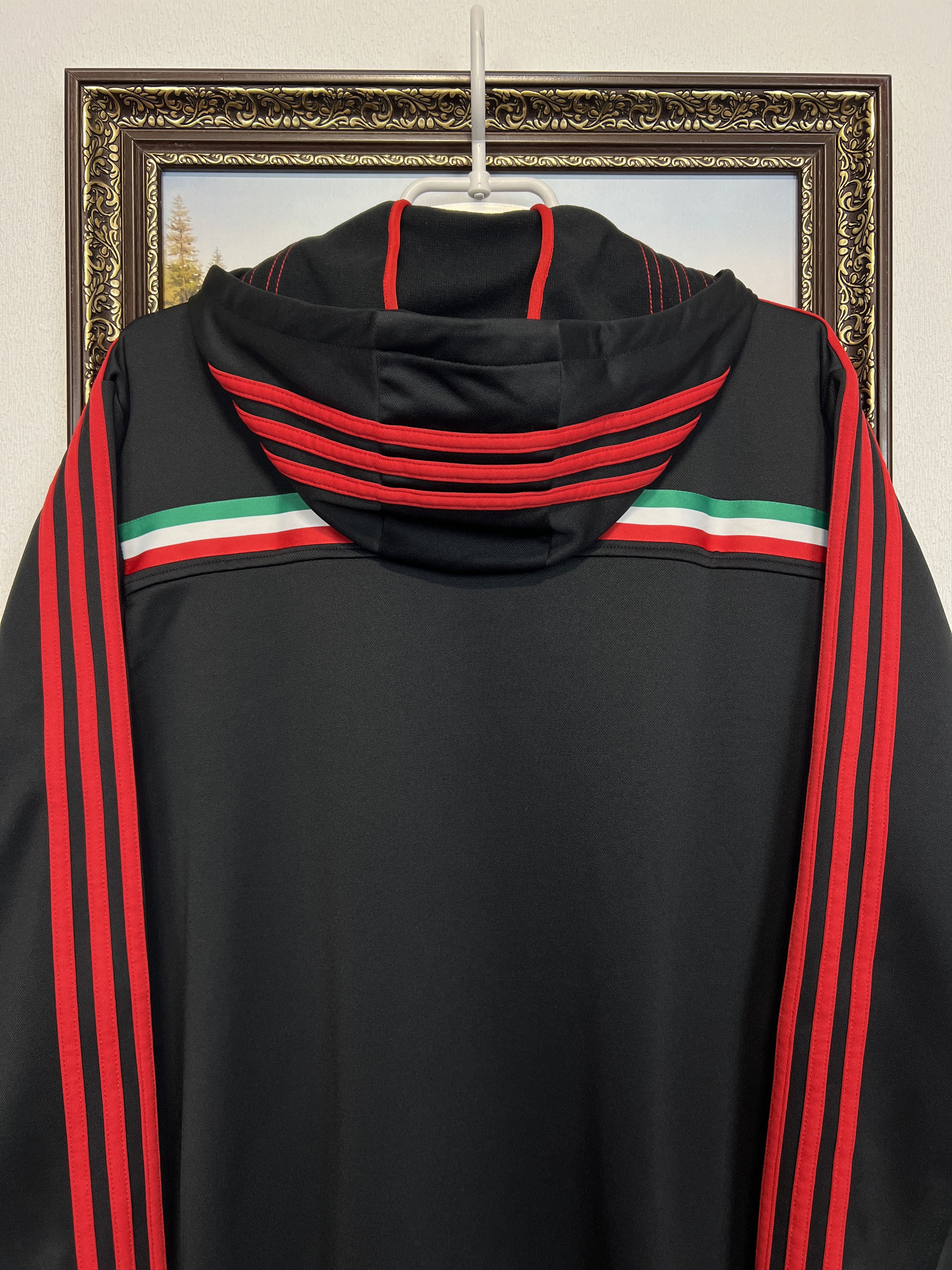 Adidas Vintage AC Milan Football Hooded Jacket Maglia Track Top Size US M / EU 48-50 / 2 - 10 Thumbnail