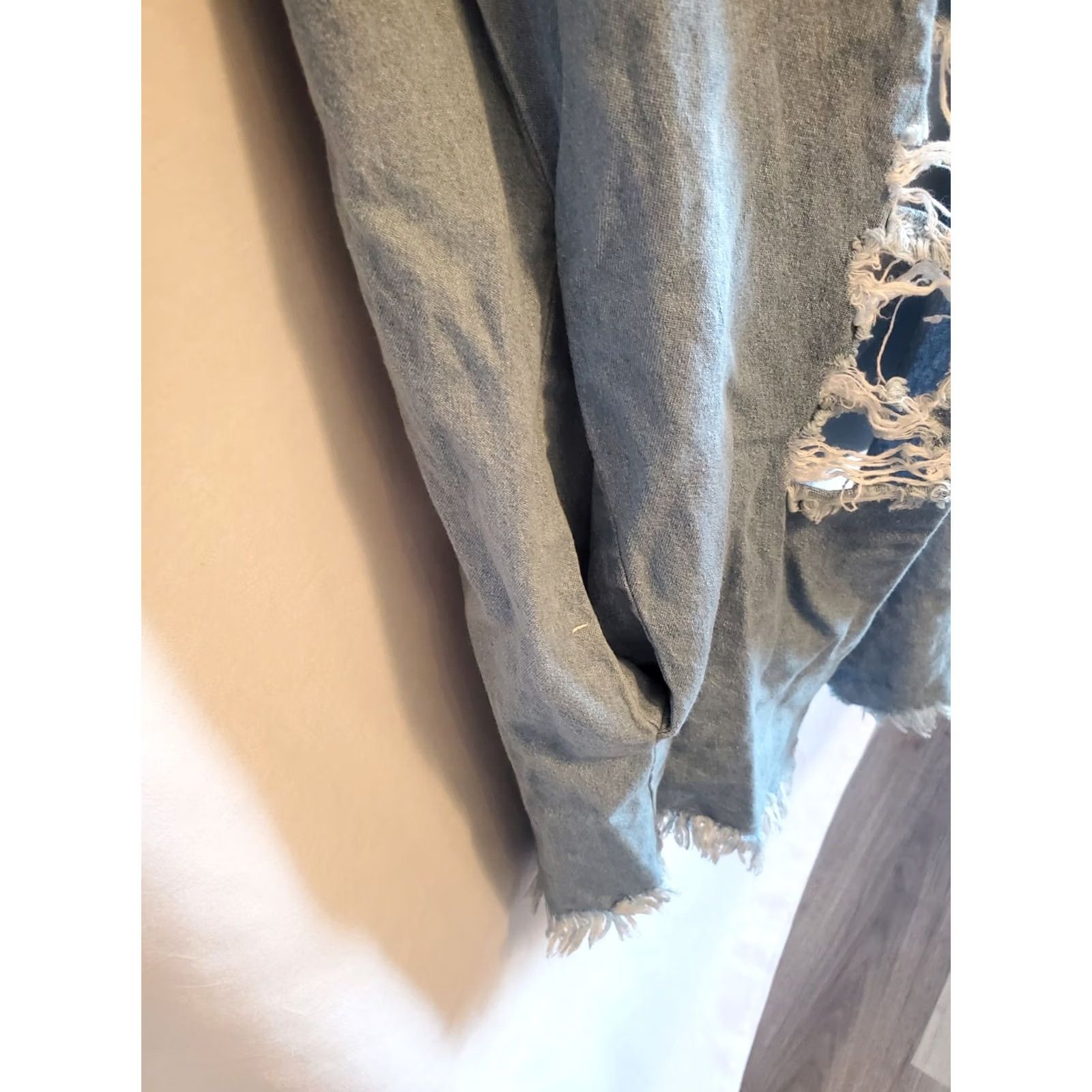 Fashion Nova Fashion Nova Women Dress XL Blue Cotton Short Sleeve Shift Mini Denim Size 40" / US 18 - 5 Thumbnail