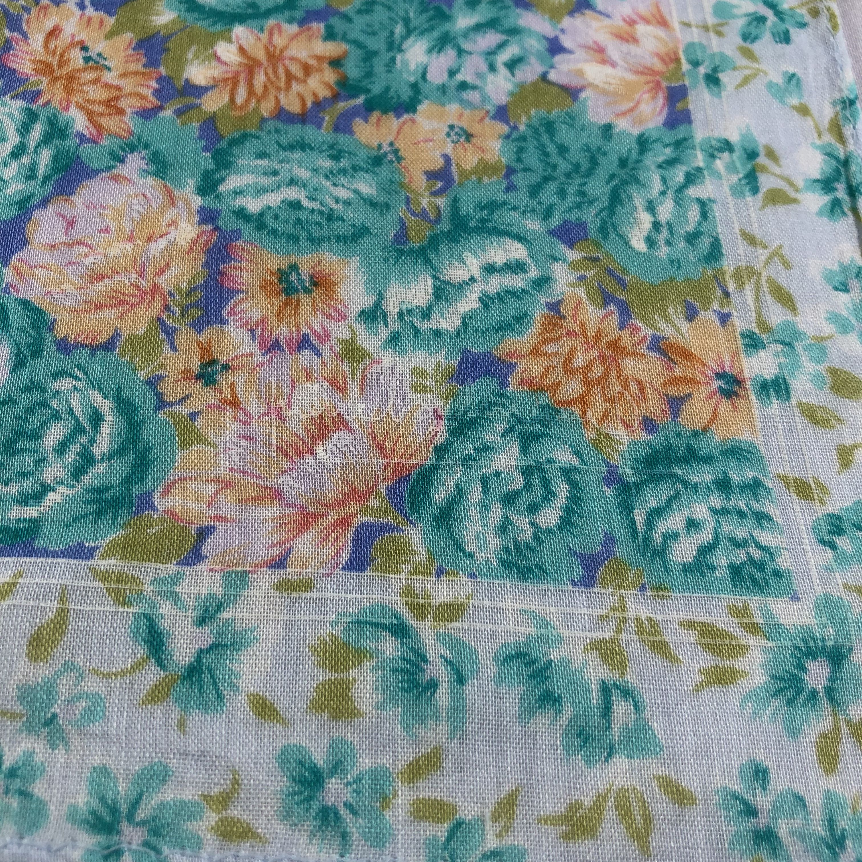 Vintage Pierre Balmain Floral Handkerchief Neckerchief Bandana H2200 Size ONE SIZE - 4 Thumbnail