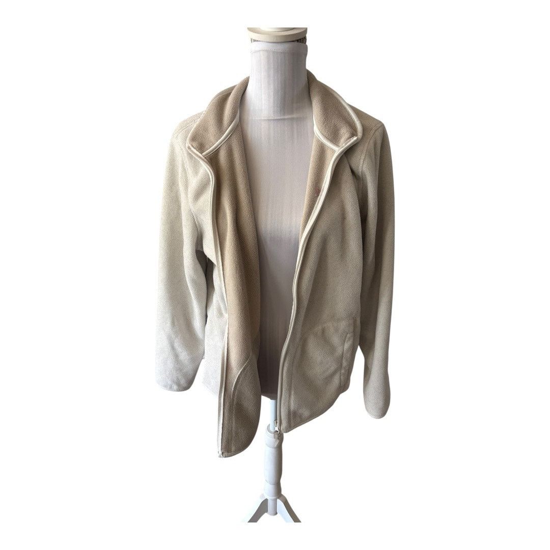 St. Johns Bay St. John's Bay Active Cream Tan Jacket Size XL Size XL / US 12-14 / IT 48-50 - 1 Thumbnail