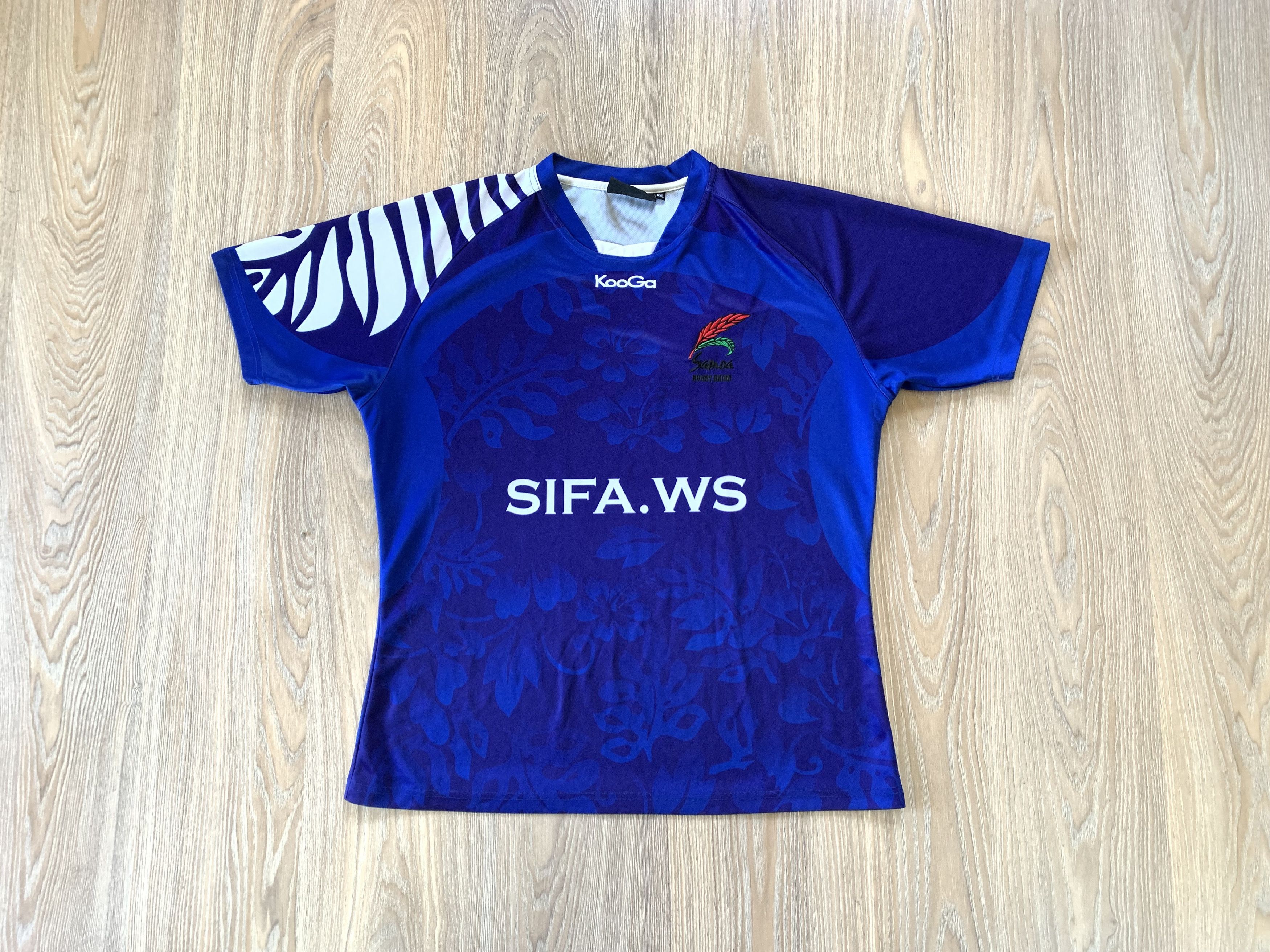 Vintage Vintage Samoa Rugby Union Home Kooga Jersey Size US XXL / EU 58 / 5 - 2 Thumbnail