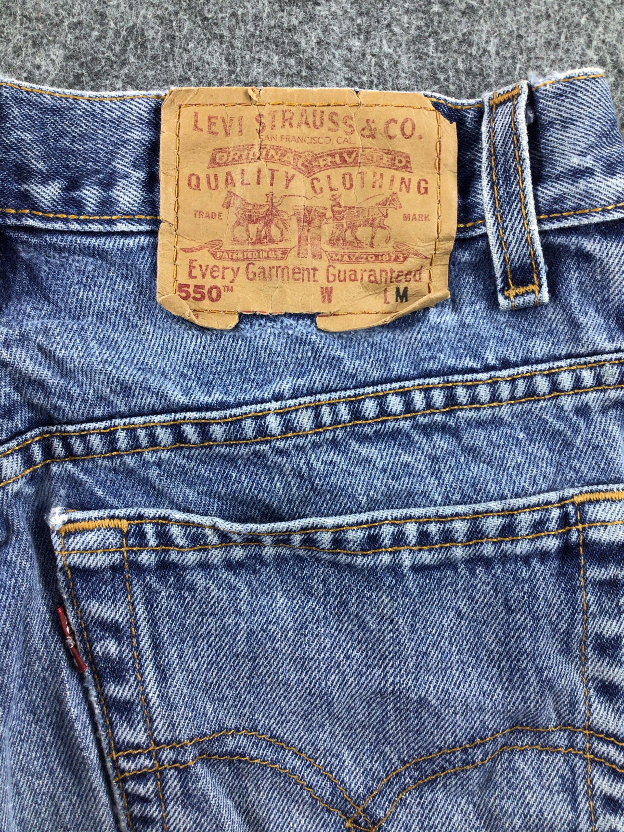 Levi's × Vintage Vintage 90s Levis 550 High Waist Jeans-JM558 Size US 28 / EU 44 - 6 Thumbnail