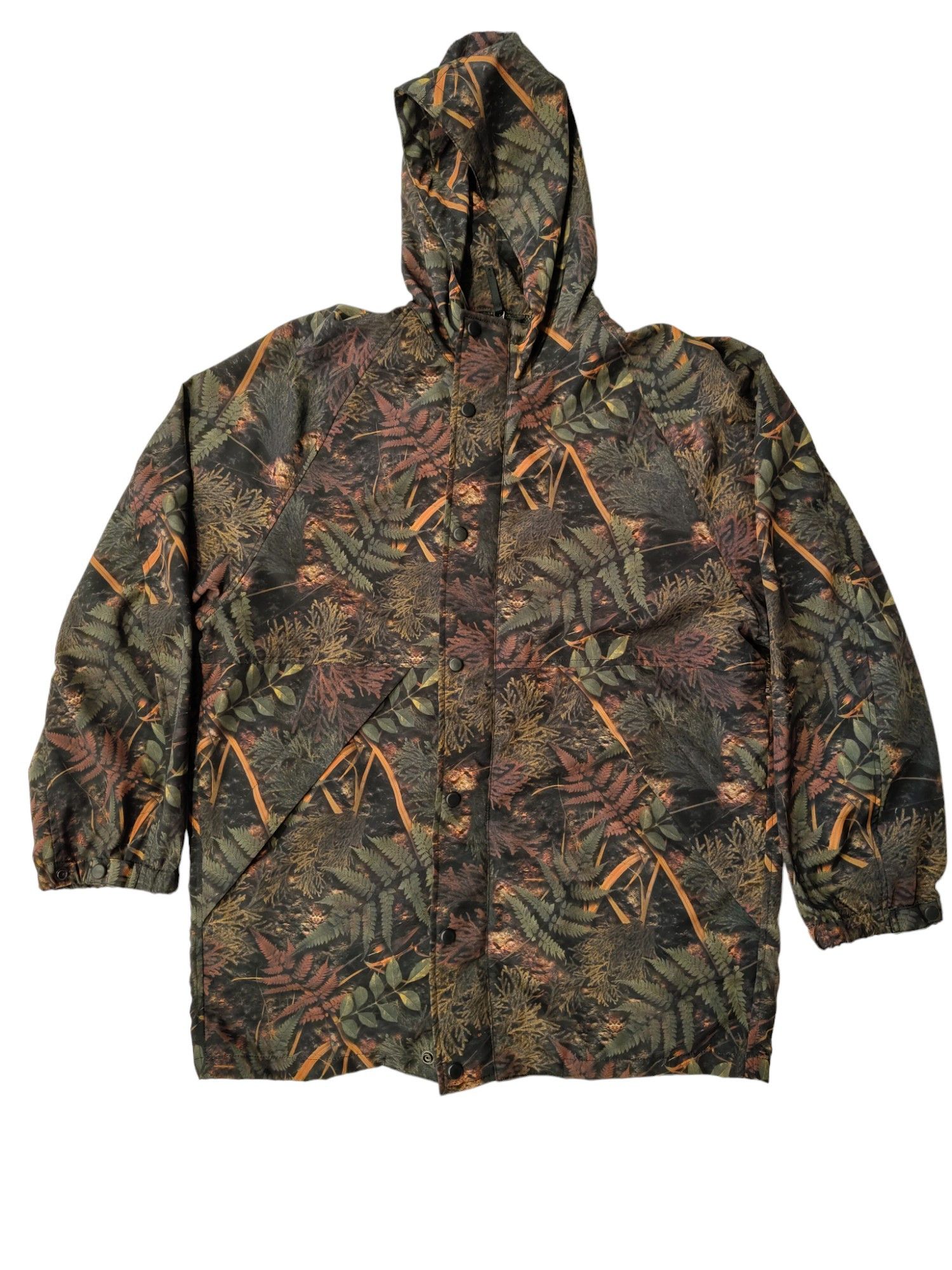 Doublet Dark Olive Autumn Leaves Print Button Up Zip Up Jacket Size US L / EU 52-54 / 3 - 1 Thumbnail