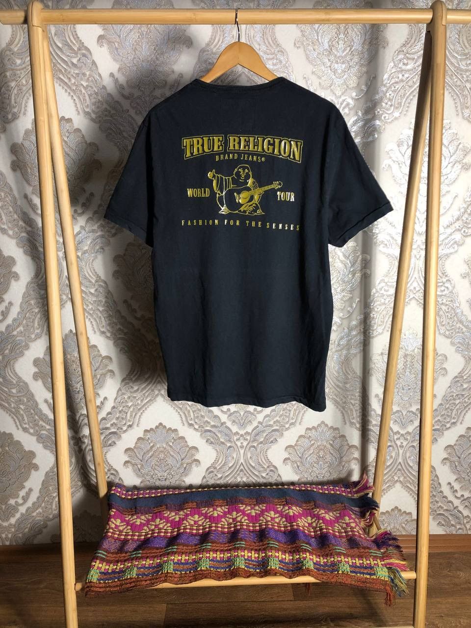 True Religion × Vintage VERY RARE TRUE RELIGION DOUBLE PRINTED T-SHIRT RETRO Y2K 90s Size US XL / EU 56 / 4 - 1 Thumbnail