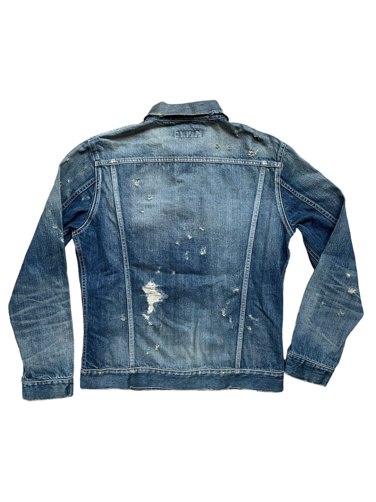 Vanquish Vanquish Boro Distressed Denim Jacket Size US M / EU 48-50 / 2 - 2 Thumbnail
