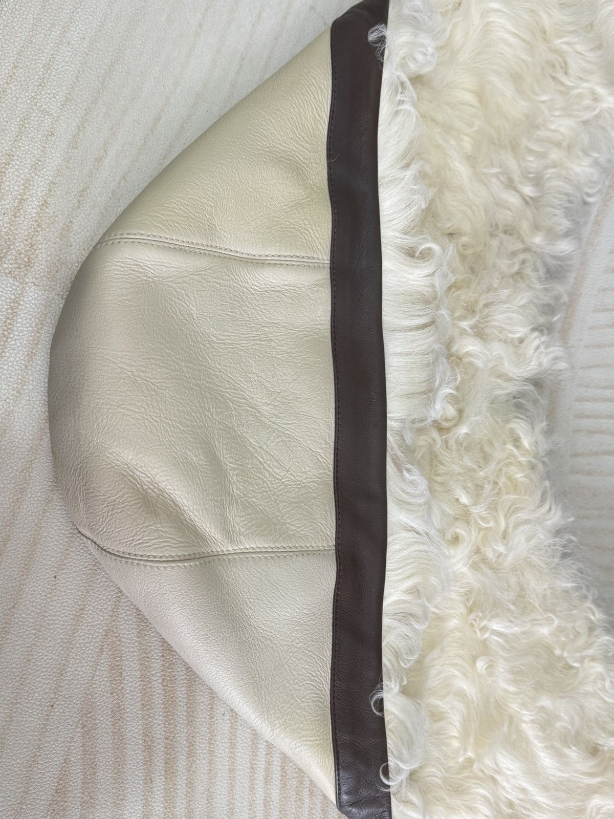 Hermes [sale] 22-23AW Hermes Leather Jacket (discoloured) Size US M / EU 48-50 / 2 - 21 Thumbnail