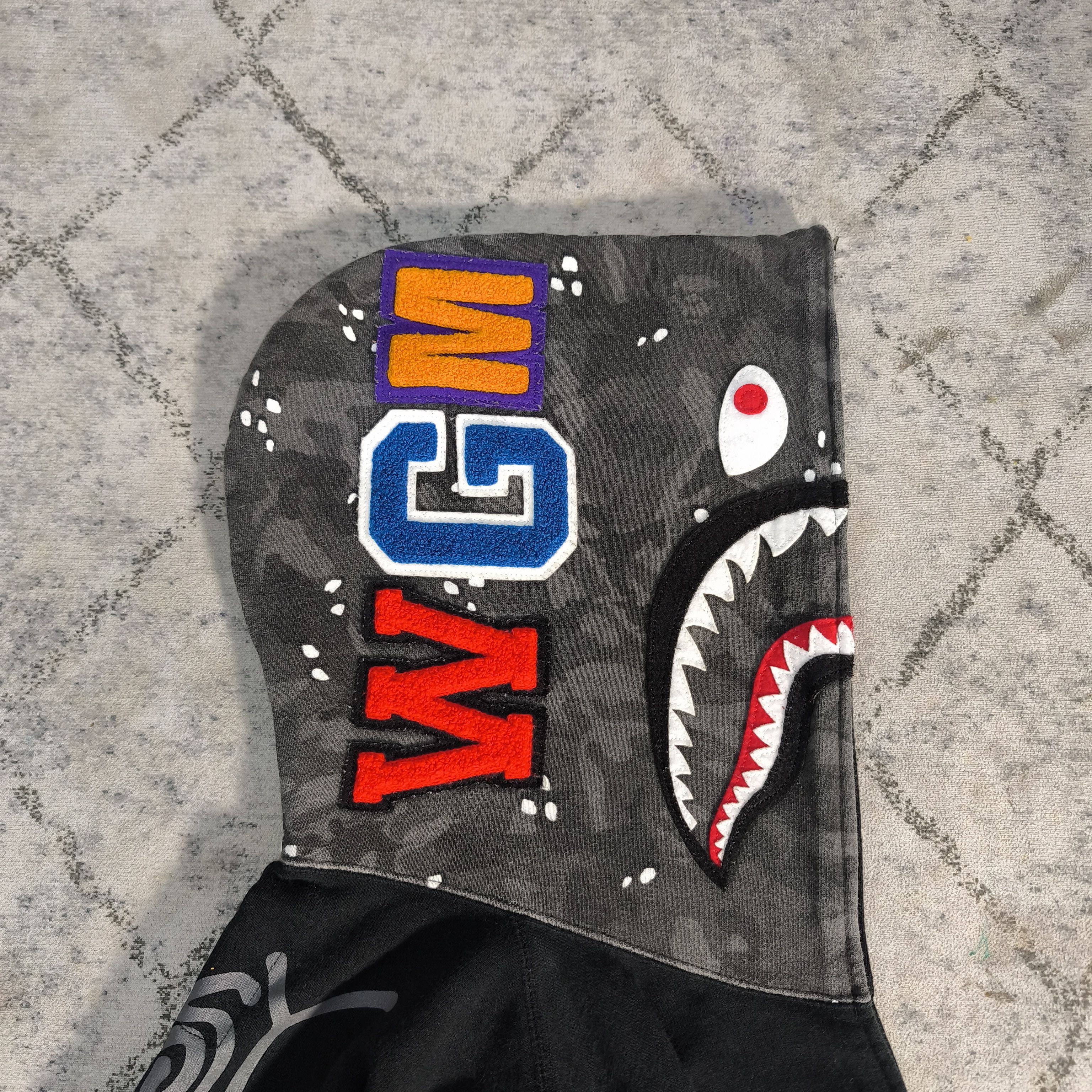 Bape × Stussy 🔥🔥 2013 Bape x Stussy Shark Hoodie Size US M / EU 48-50 / 2 - 4 Thumbnail