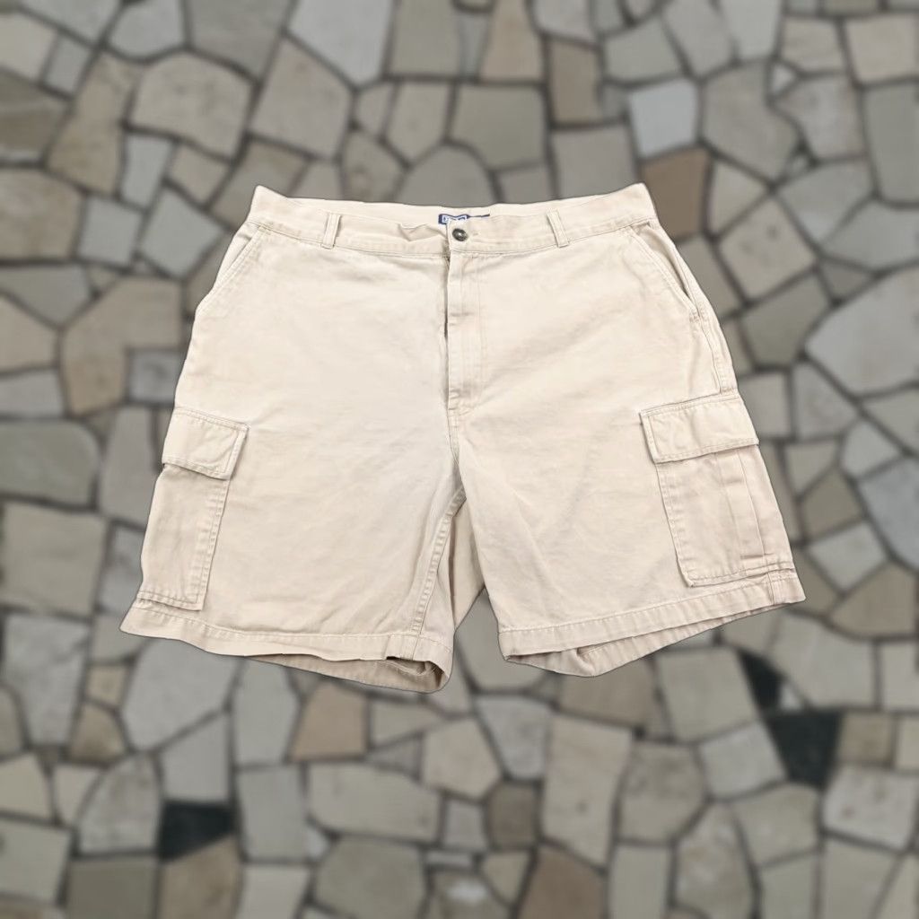 Polo Ralph Lauren VINTAGE Polo Ralph Lauren Shorts Cargo Men 40 Beige Cotton Belted Utility Cargo Shorts 9in Inseam Mens Size US L / EU 52-54 / 3 - 1 Thumbnail