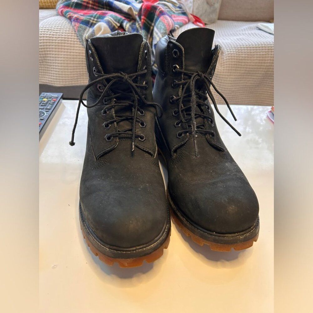 Timberland Men’s Size 11 Black Timberland Boots Size 11 Size US 11 / EU 44 - 3 Thumbnail