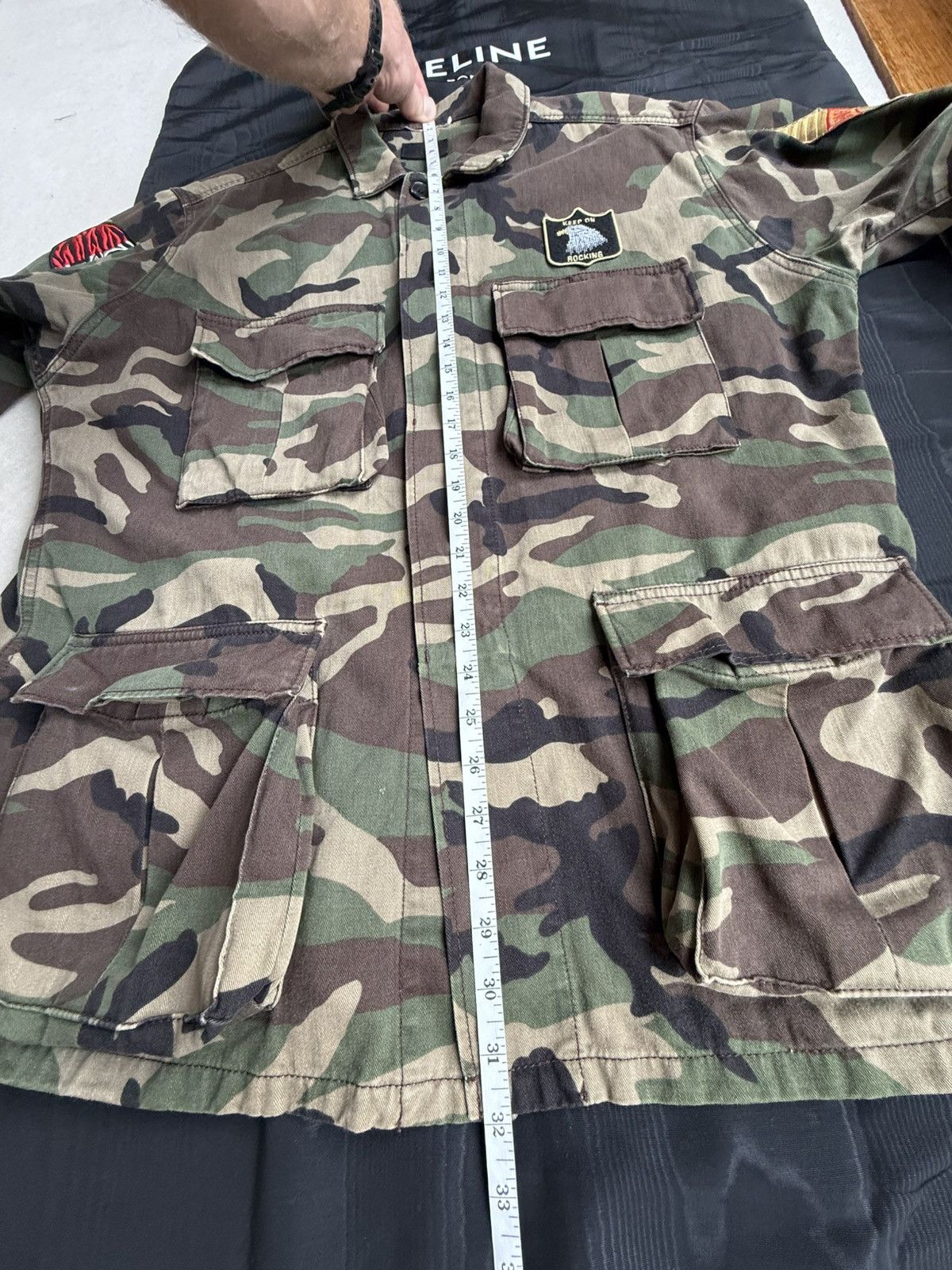 Saint Laurent Paris SS16 Saint Laurent camo yeah baby jacket Hedi Slimane L surf Size US L / EU 52-54 / 3 - 5 Thumbnail