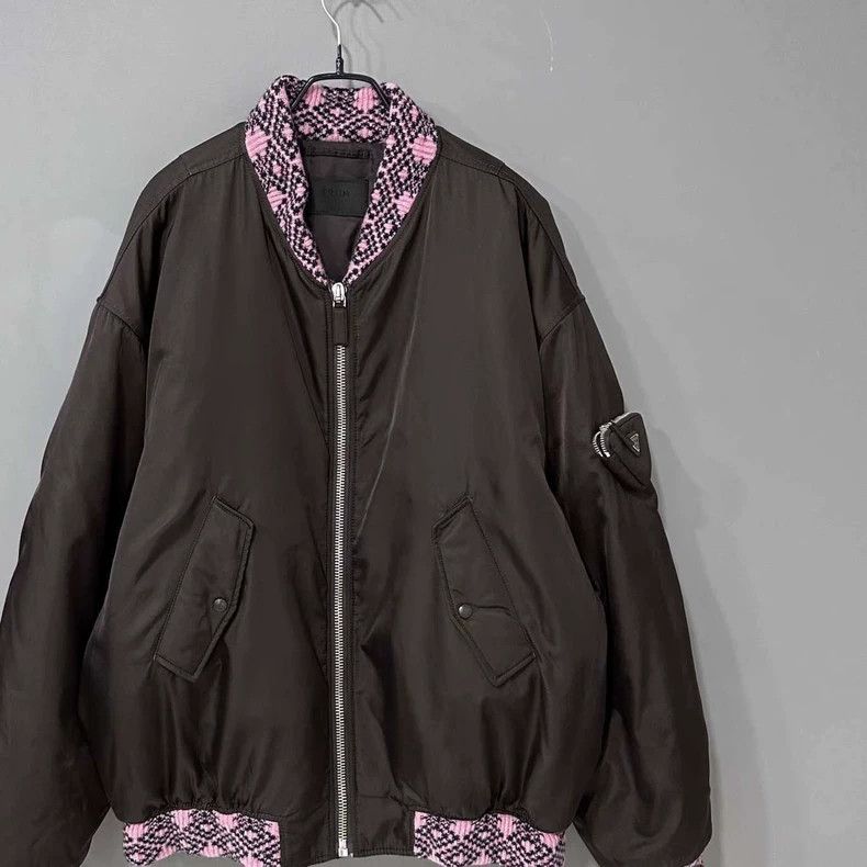 Raf Simons Raf Simons Pilot Jacket with Pink Collar Size US M / EU 48-50 / 2 - 1 Thumbnail