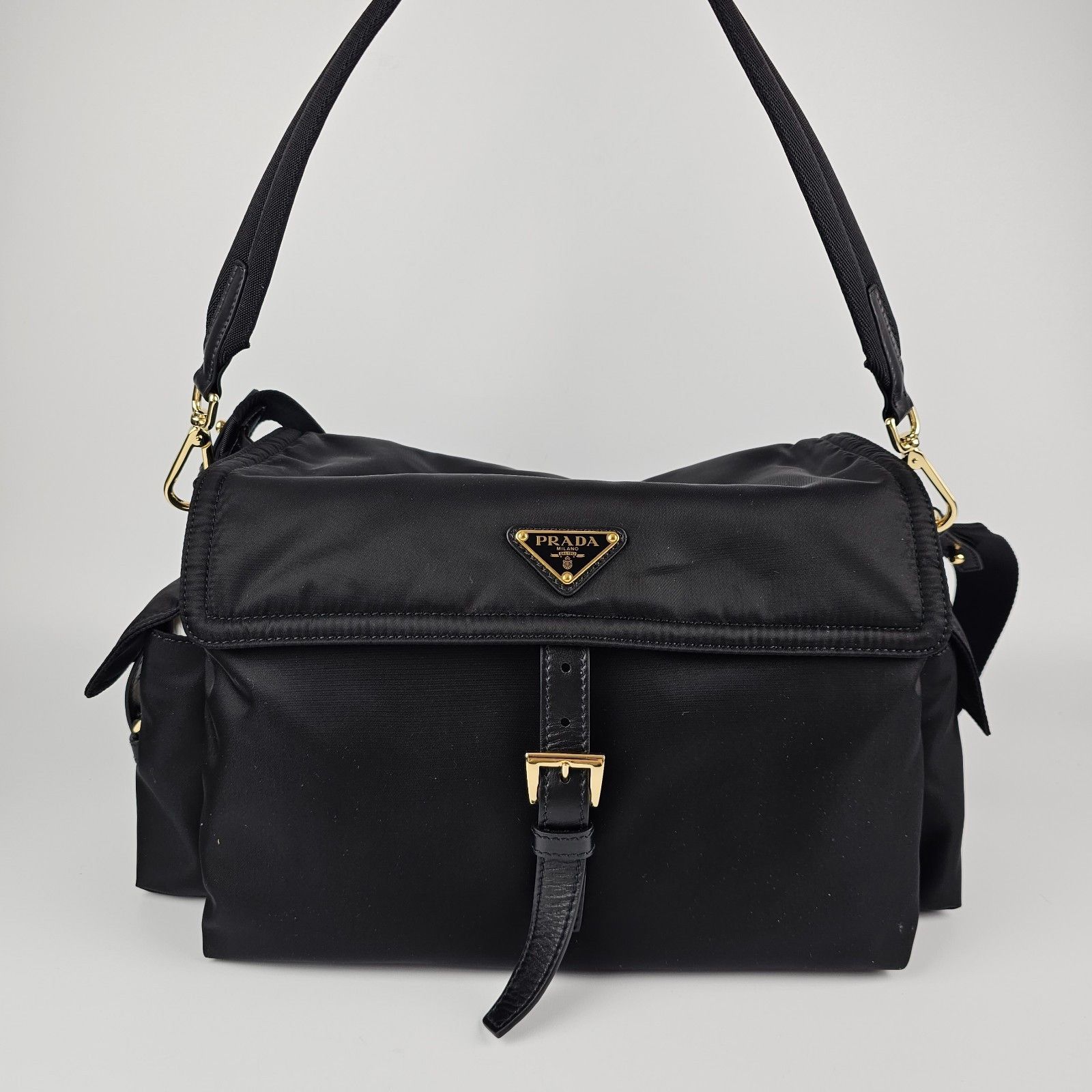Prada PRADA Explore Large $2500 Black Re-Nylon Shoulder Bag New & Size ONE SIZE - 3 Thumbnail