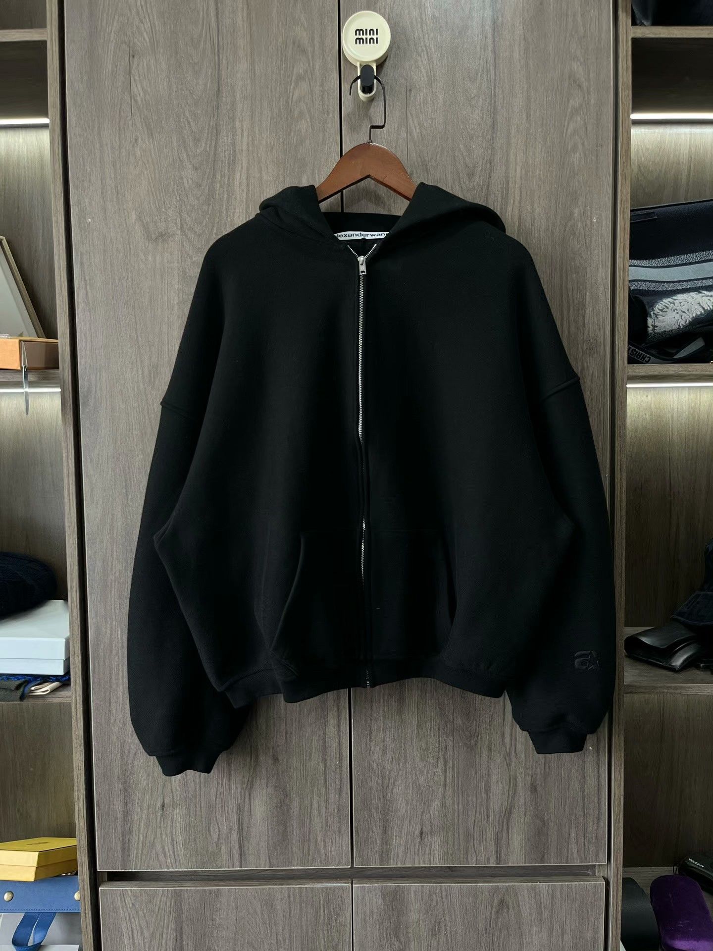 Alexander Wang Alexander Wang Fleece-Lined Black Sweatshirt XS Size XS / US 0-2 / IT 36-38 - 1 Thumbnail