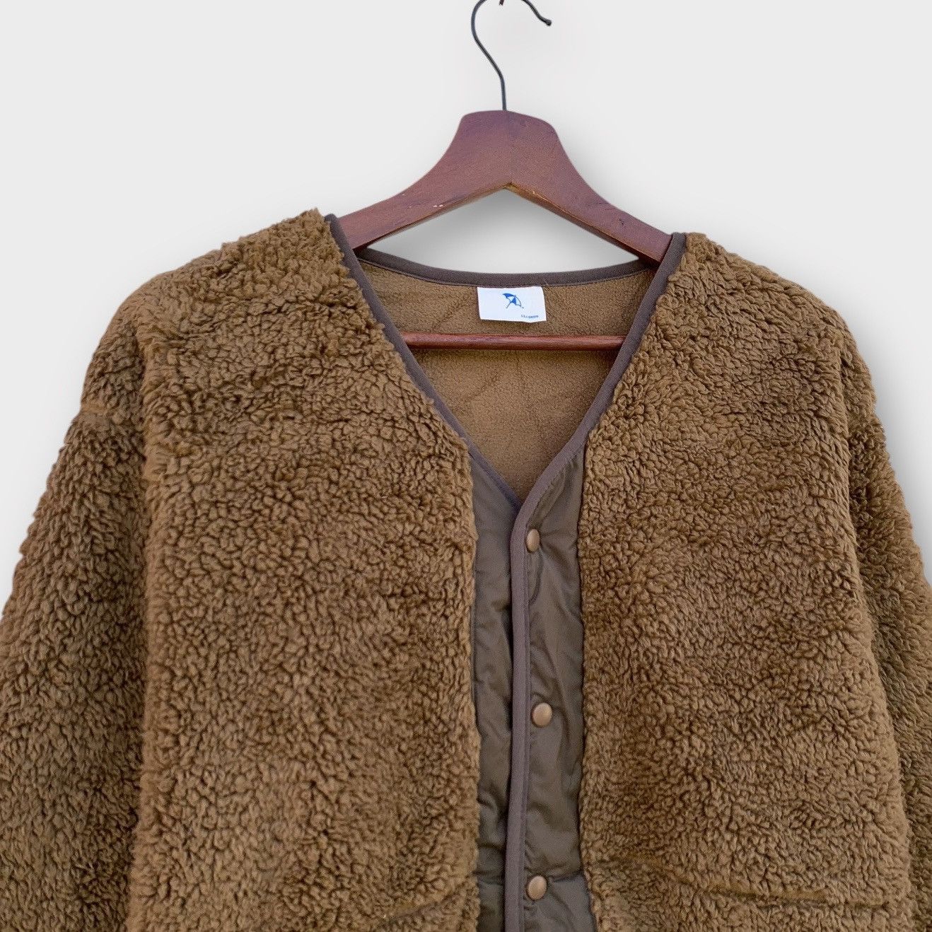 Japanese Brand × Other Fleece Arnold Palmer Brown Cardigan Jacket Size M / US 6-8 / IT 42-44 - 5 Thumbnail