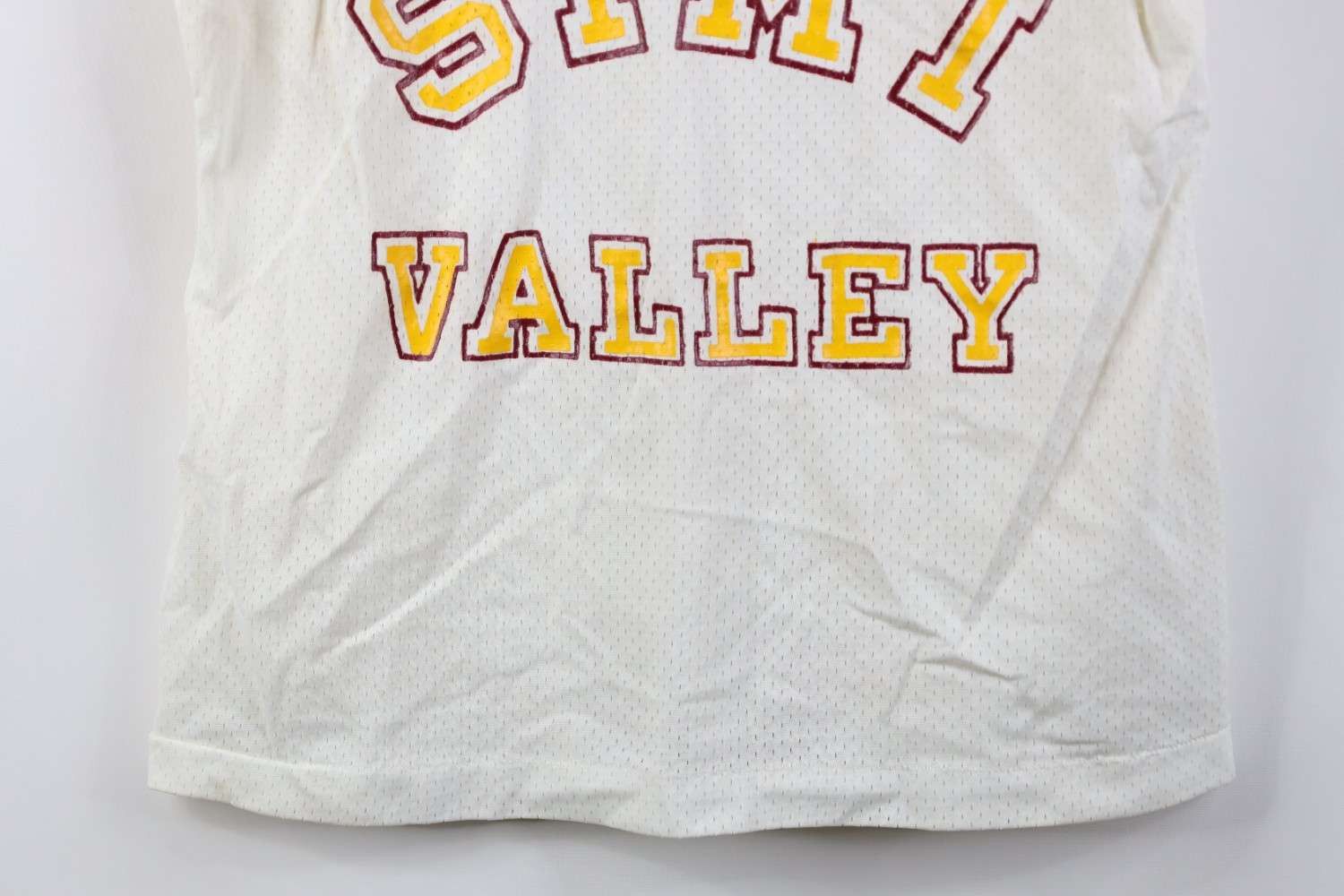 Champion Vintage 70s 80s Champion Valley Basketball Jersey White USA Size L / US 10 / IT 46 - 3 Thumbnail