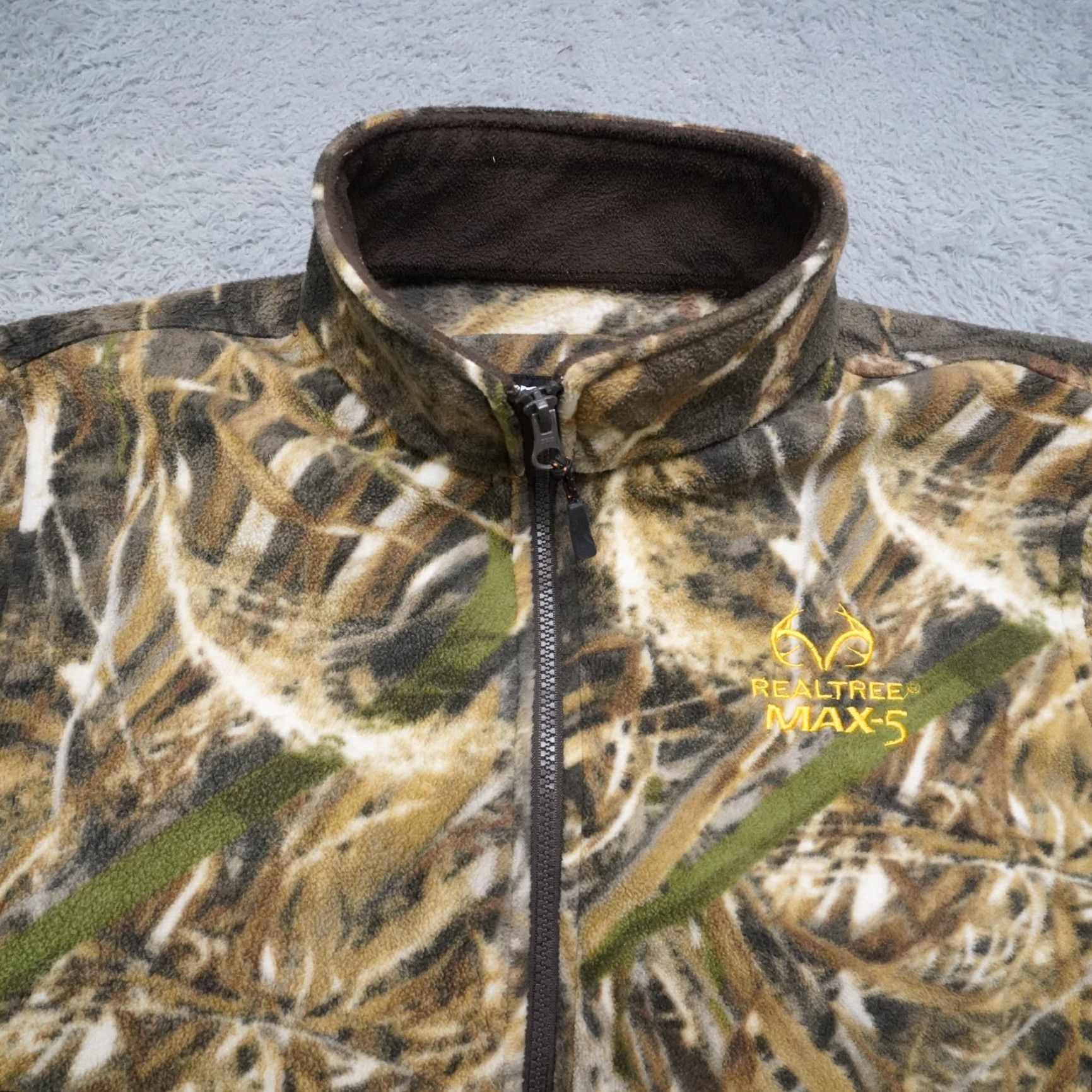 Realtree Realtree Max-5 Jacket Camouflage L Hooded Pockets Fleece Outdoor Hunting Men XS? Size US L / EU 52-54 / 3 - 4 Thumbnail