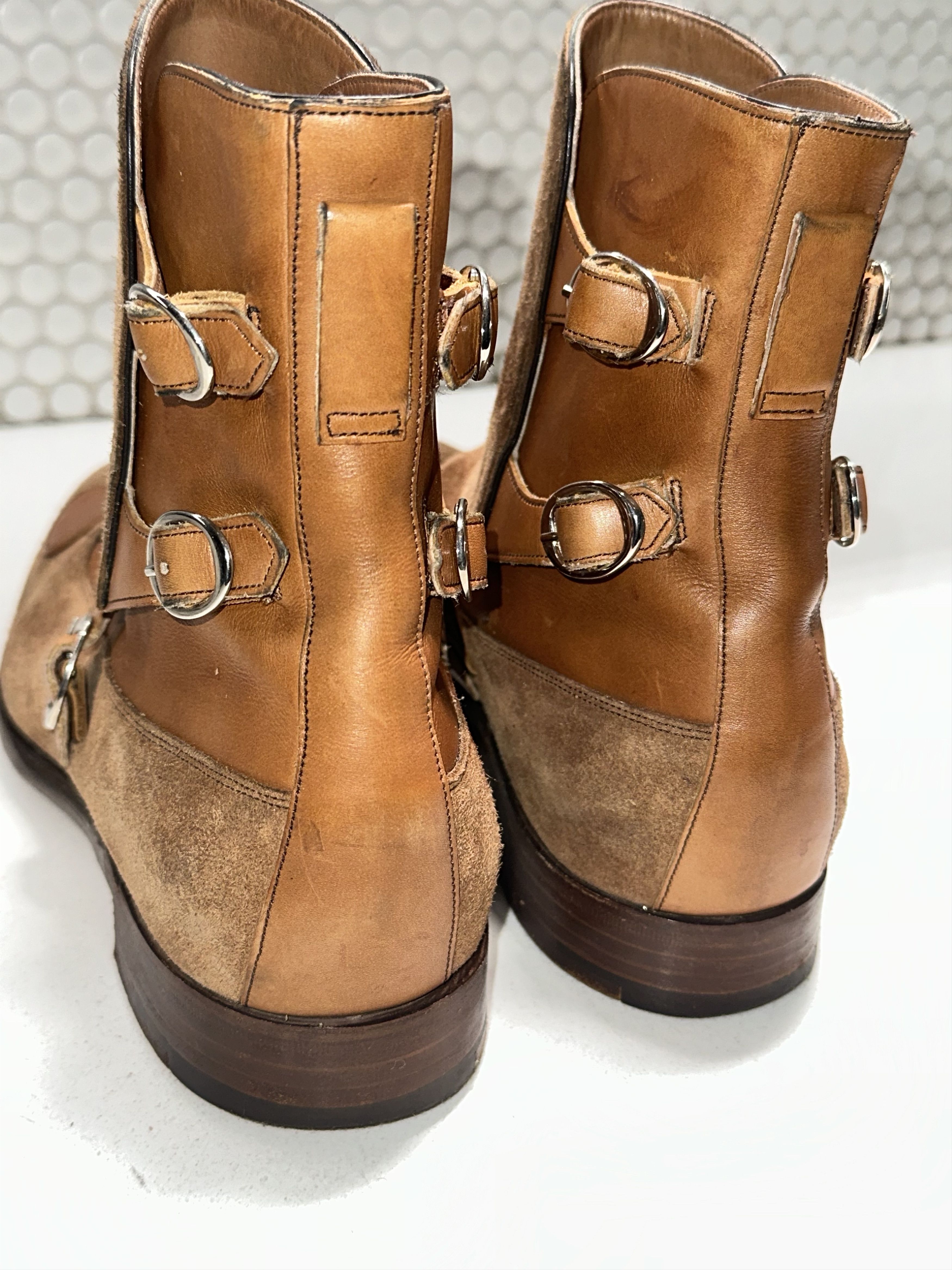 Barker Black Biker boot Size US 9.5 / EU 42-43 - 6 Thumbnail