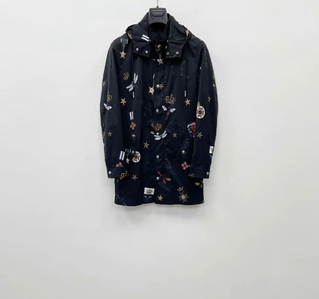 Alberto Guardiani ALBERTO GIORMANI Removable Hooded Trench Coat J30 Size US M / EU 48-50 / 2 - 1 Thumbnail