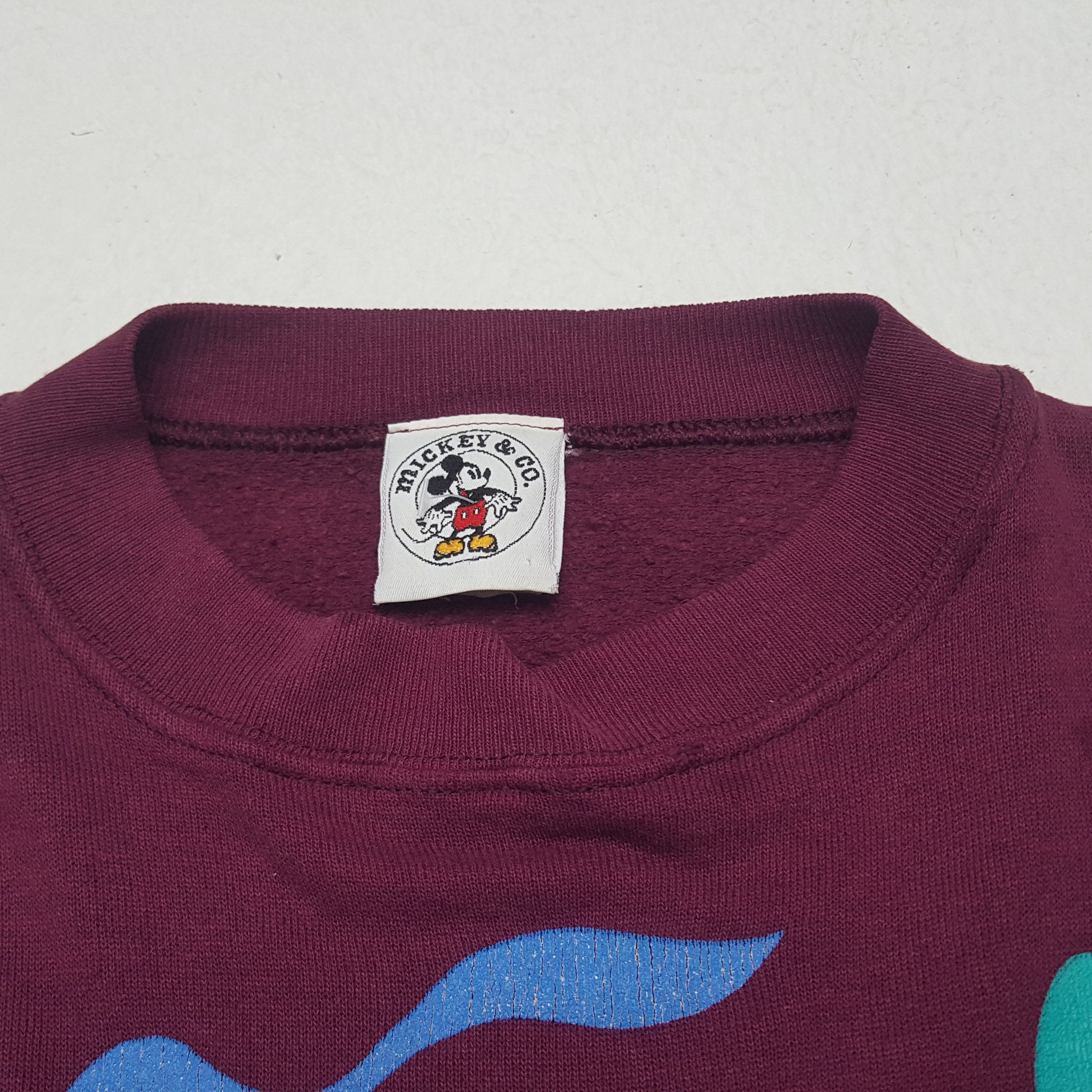 Disney × Mickey & Co. × Vintage Vintage Mickey Mouse Cartoon Sweatshirt Size US M / EU 48-50 / 2 - 5 Thumbnail