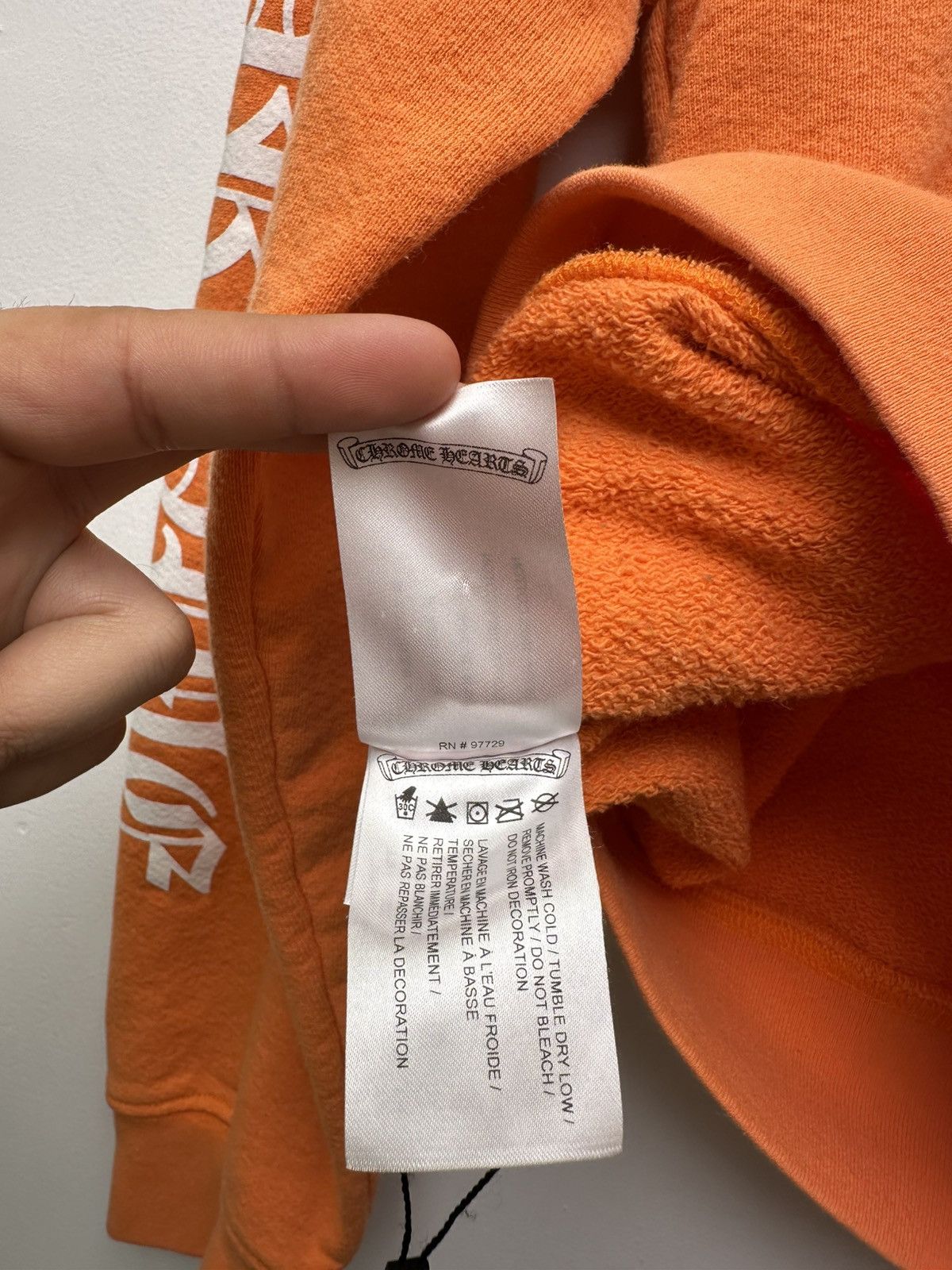 Chrome Hearts Chrome Heart Orange Matty Boy Link Size US M / EU 48-50 / 2 - 5 Thumbnail