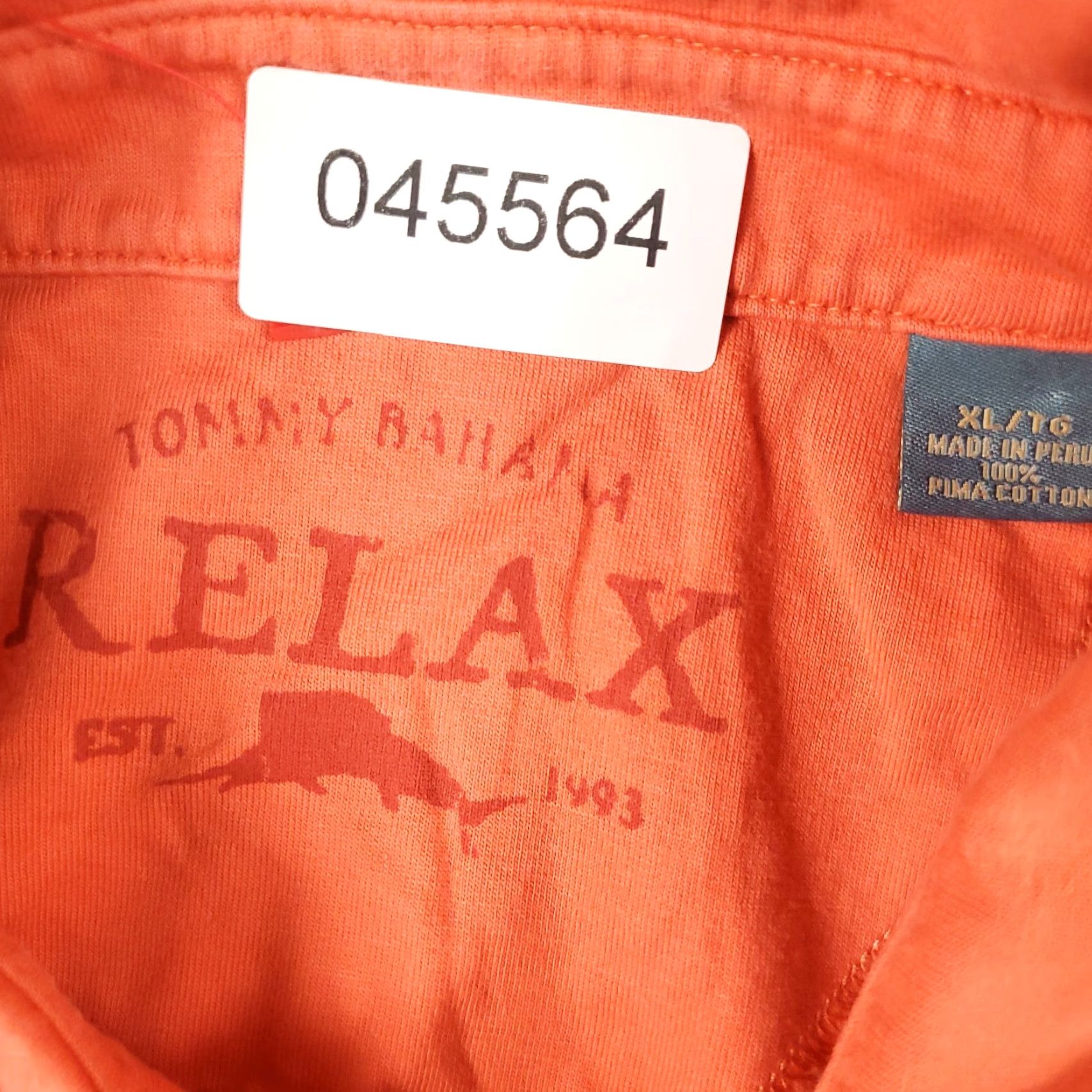Tommy Bahama Tommy Bahama Polo Shirt Mens XL Orange Solid Short Sleeve Polo Shirt Regular Fit Casual Shirt Mens XL Orange Tommy Bahama Size US XL / EU 56 / 4 - 8 Thumbnail