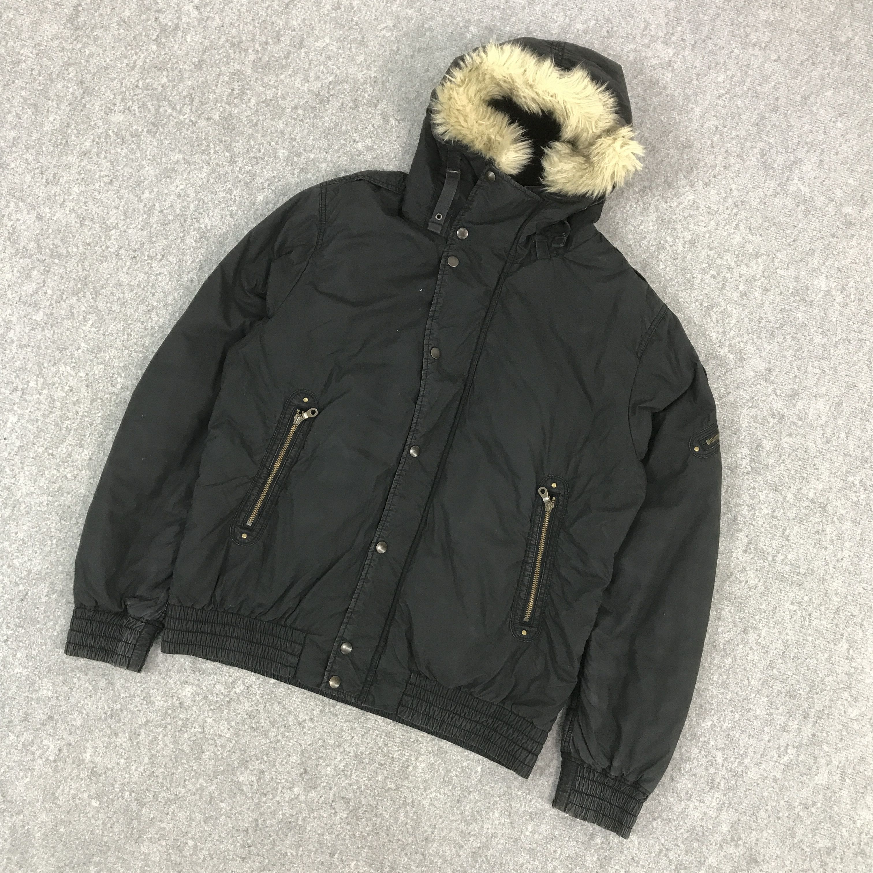 Japanese Brand × Uniqlo FUR HOODIE UNIQLO JACKET Size US XL / EU 56 / 4 - 5 Thumbnail