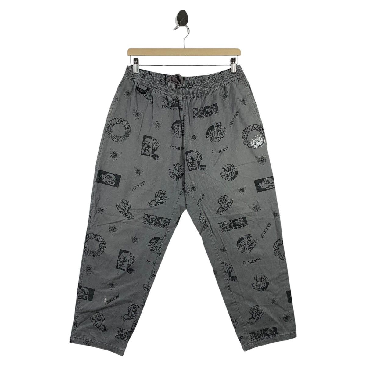 Santa Cruz Skateboards SANTA CRUZ skateboard full print pants Size US 30 / EU 46 - 1 Thumbnail