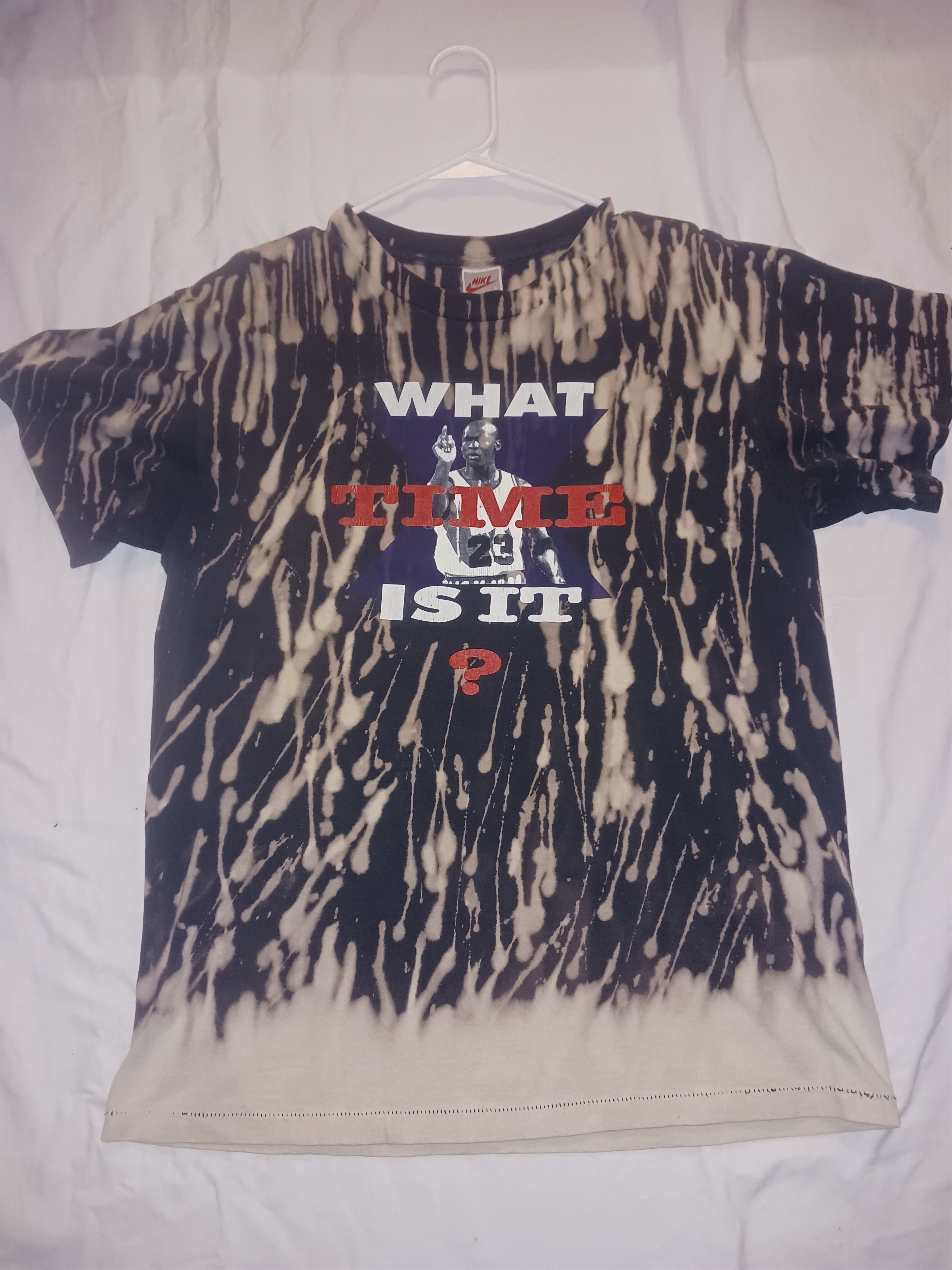 Nike Grey Tag Nike Michael Jordan 1992/1993 Vintage t- shirt Size US L / EU 52-54 / 3 - 4 Thumbnail