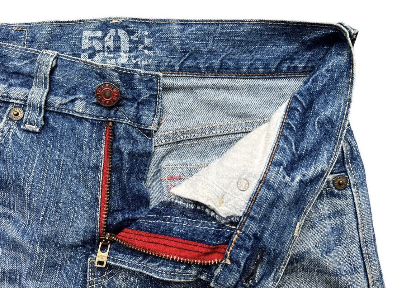 Edwin Edwin 503 Distressed Flare Bootcut Denim Jeans 32x30.5 Size US 32 / EU 48 - 8 Thumbnail