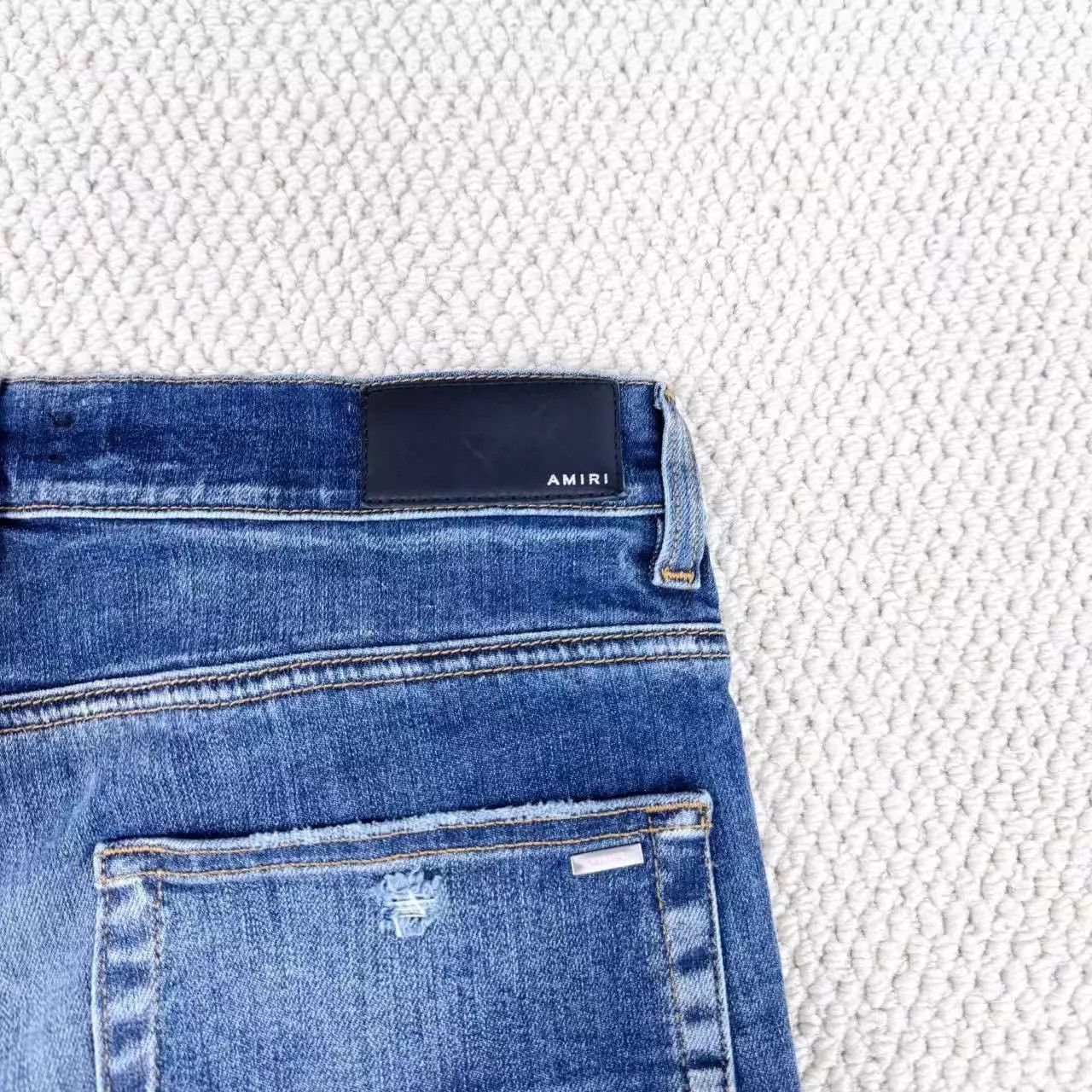 Amiri Amiri Natural Wash Vintage Small Damage Heavy Denim Pants 32 Size US 32 / EU 48 - 4 Thumbnail