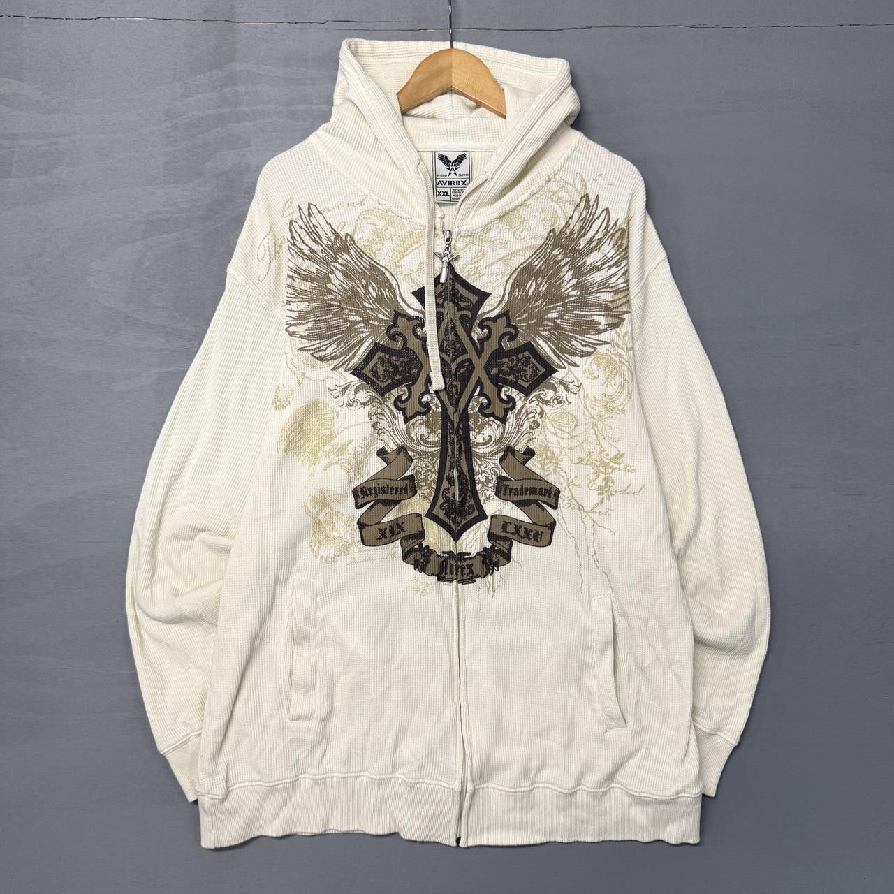 Affliction × Avirex × Southpole Y2K Avirex Cyber Zip Up Thermal