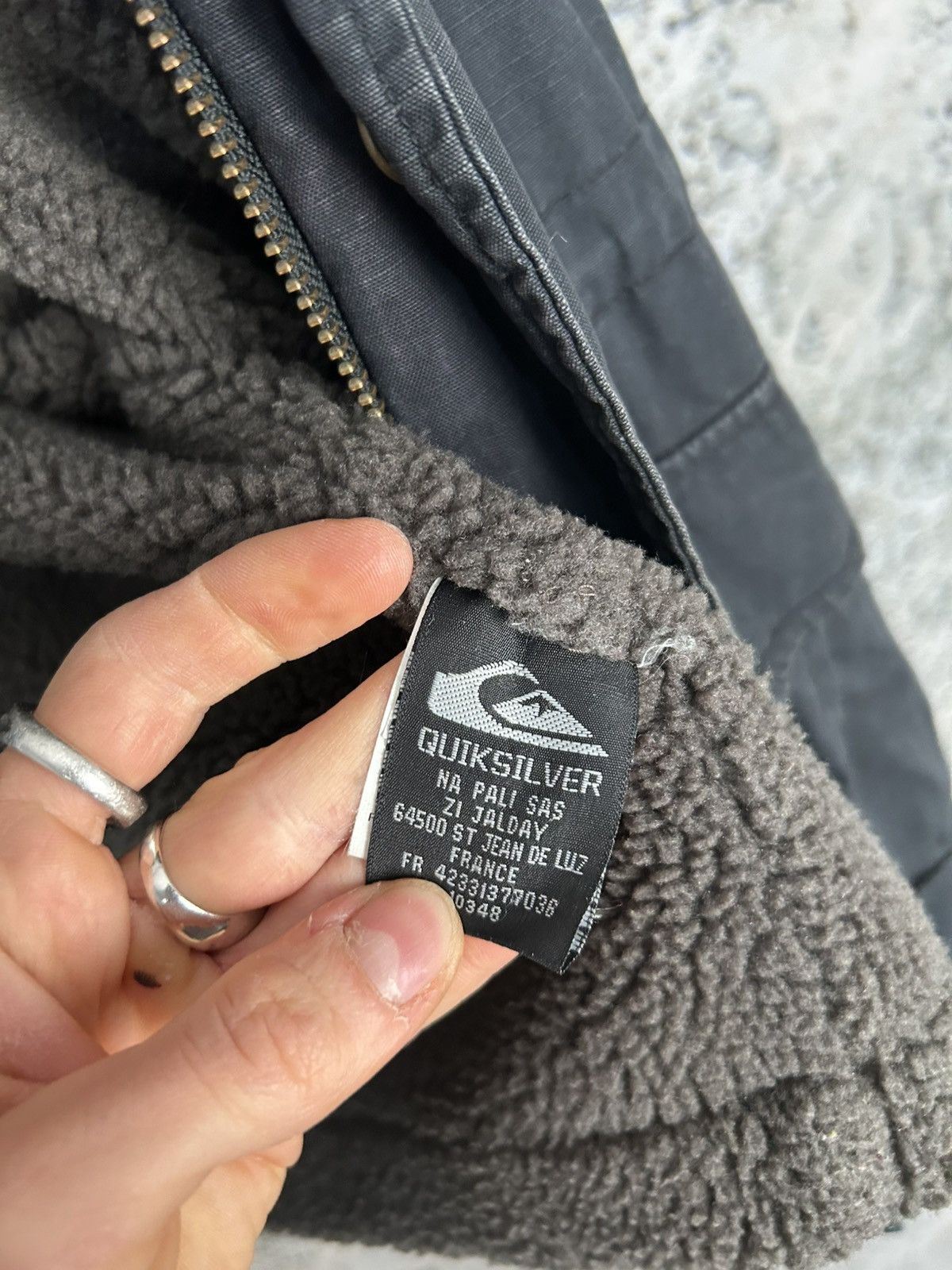 Quiksilver Vintage Quiksilver Jacket with Fleece Layers Jacket Snow Size US L / EU 52-54 / 3 - 8 Thumbnail