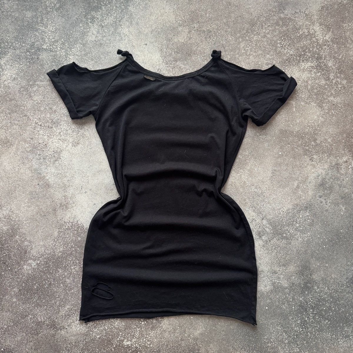 Killstar Killstar Y2K Gothic Punk Distressed Long T-Shirt / Dress Size S / US 4 / IT 40 - 10 Thumbnail