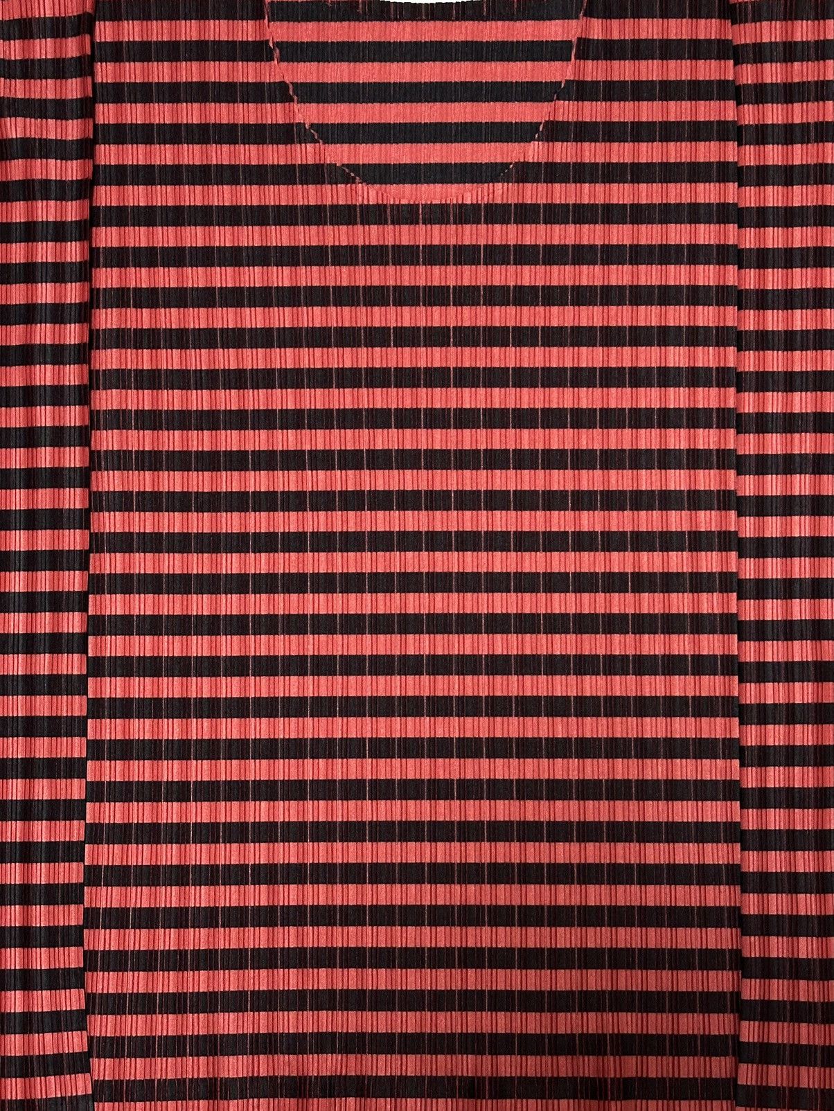 Pleats Please Issey Miyake PLEATS PLEASE Pleated Striped Print Top and Arm Cover Size M / US 6-8 / IT 42-44 - 3 Thumbnail