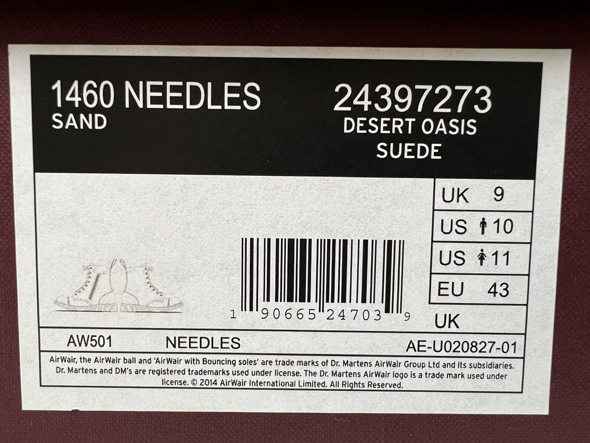 Dr. Martens × Needles Dr. Martens 1406 x Needles Zip Boot Size US 10 / EU 43 - 3 Thumbnail