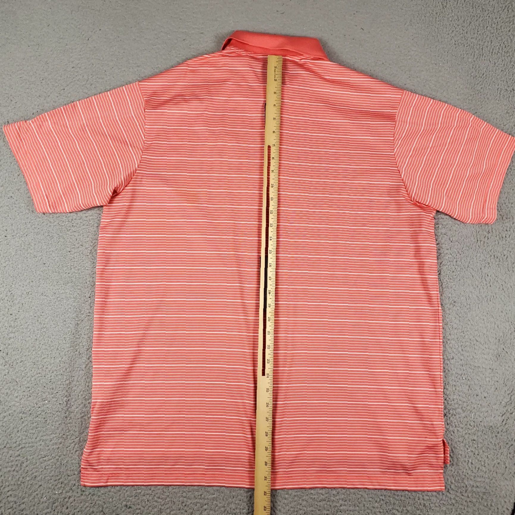 Adidas Adidas Polo Shirt Mens XL Pink Striped Golf Short Sleeve Polo Shirt XL Mens Pink Adidas Striped Polo Short Sleeve Golf Shirt Size US XL / EU 56 / 4 - 6 Thumbnail