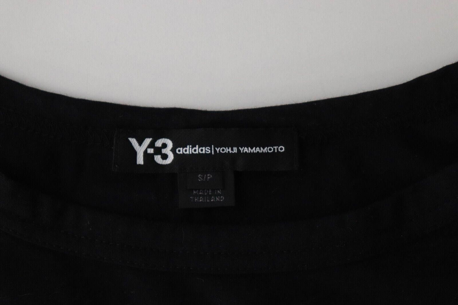 Y-3 Y-3 Adidas Yohji Yamamoto Small Black Crew Neck T-Shirt Top Size S / US 4 / IT 40 - 8 Thumbnail