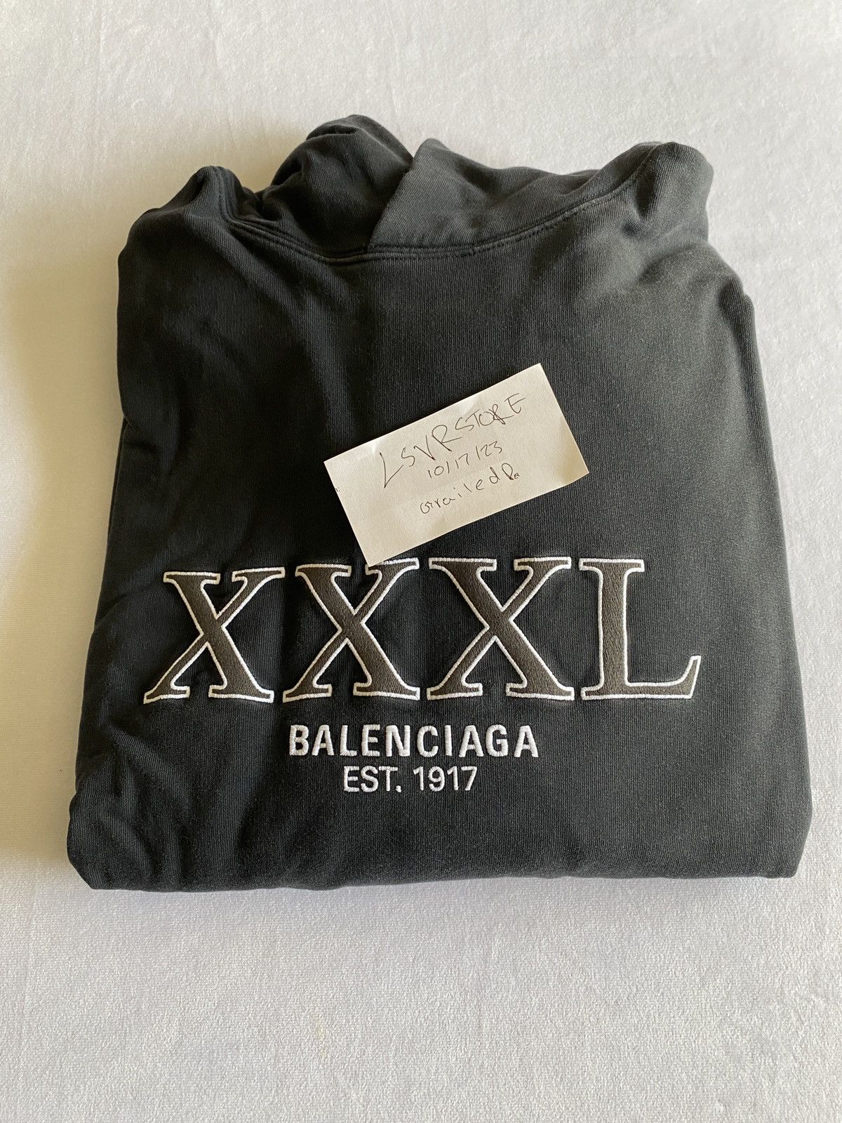 Balenciaga BALENCIAGA XXXL Super Oversized Hoodie Black Size 1 Size US S / EU 44-46 / 1 - 4 Thumbnail
